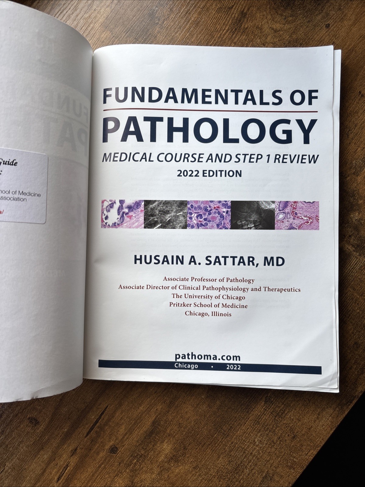 Fundamentals of Pathology 2022 by Hussain A. Sattar Illustrated Medical Textbook