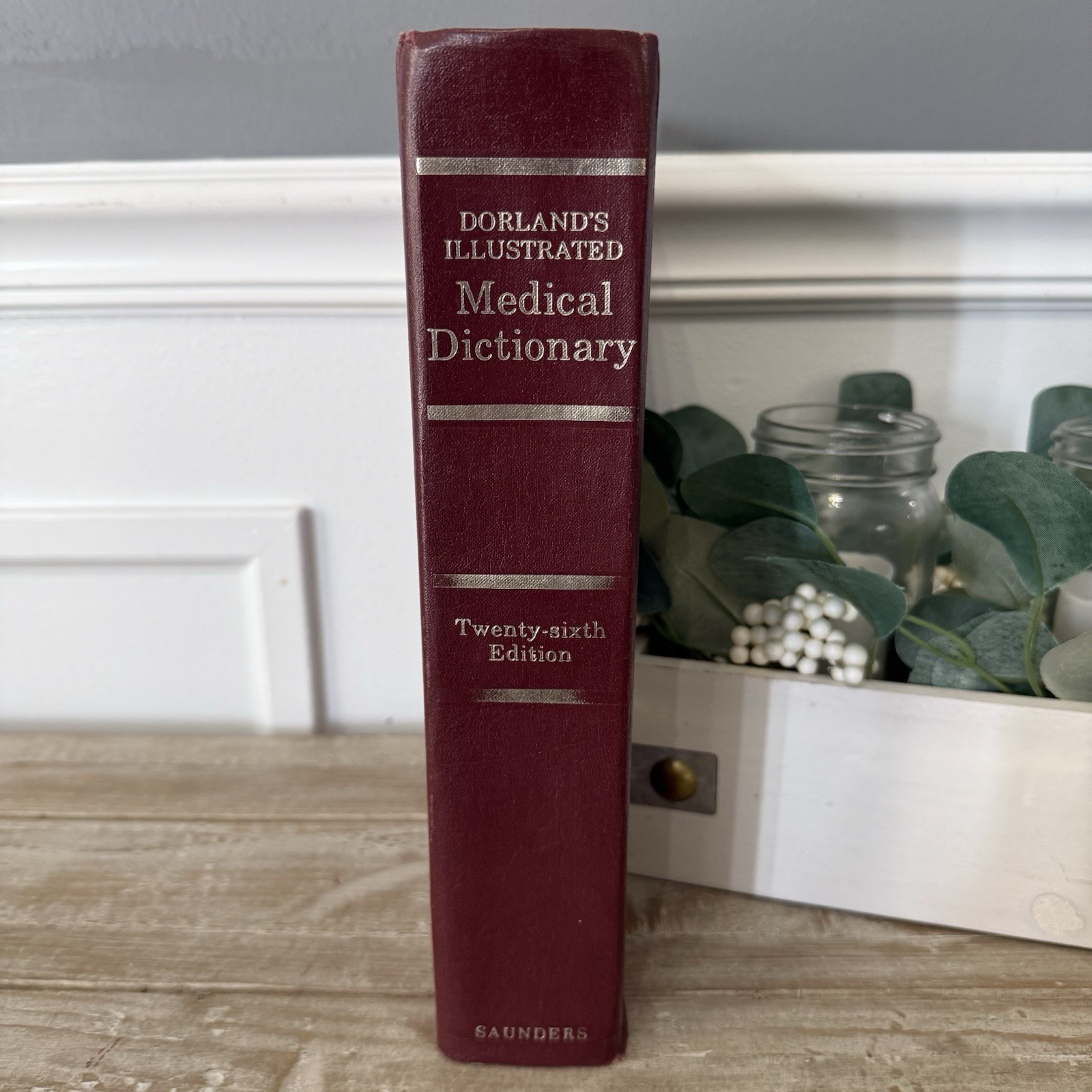 Dorland’s Illustrated Medical Dictionary 26th Edition Leatherette Binding 1981