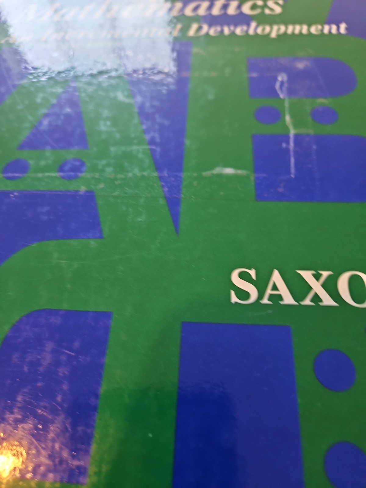 Saxon Advanced Mathematics Second Edition 4 Book Full Set W/Lesson & Test Cd