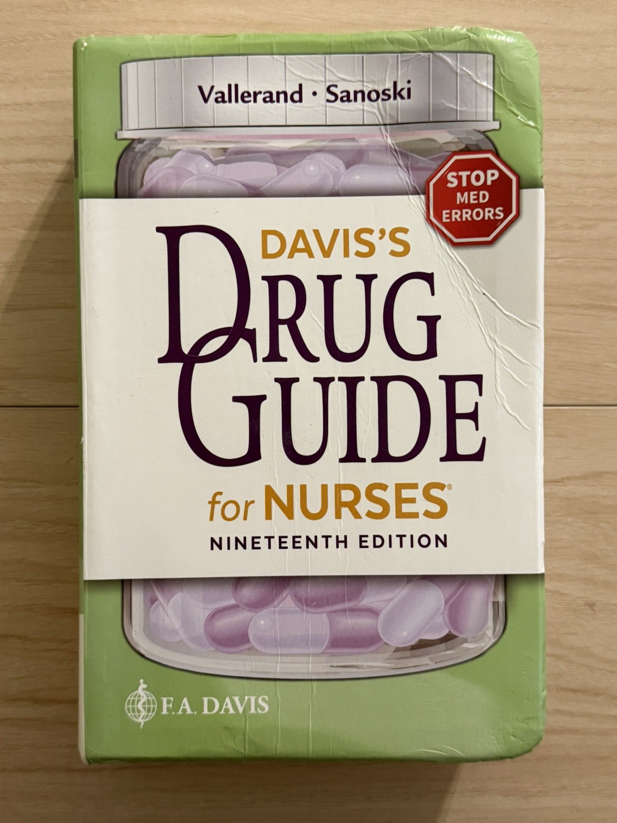 F.A. Davis Davis’s Drug Guide for Nurses 19th Ed PB 2019 Vallerand Sanoski