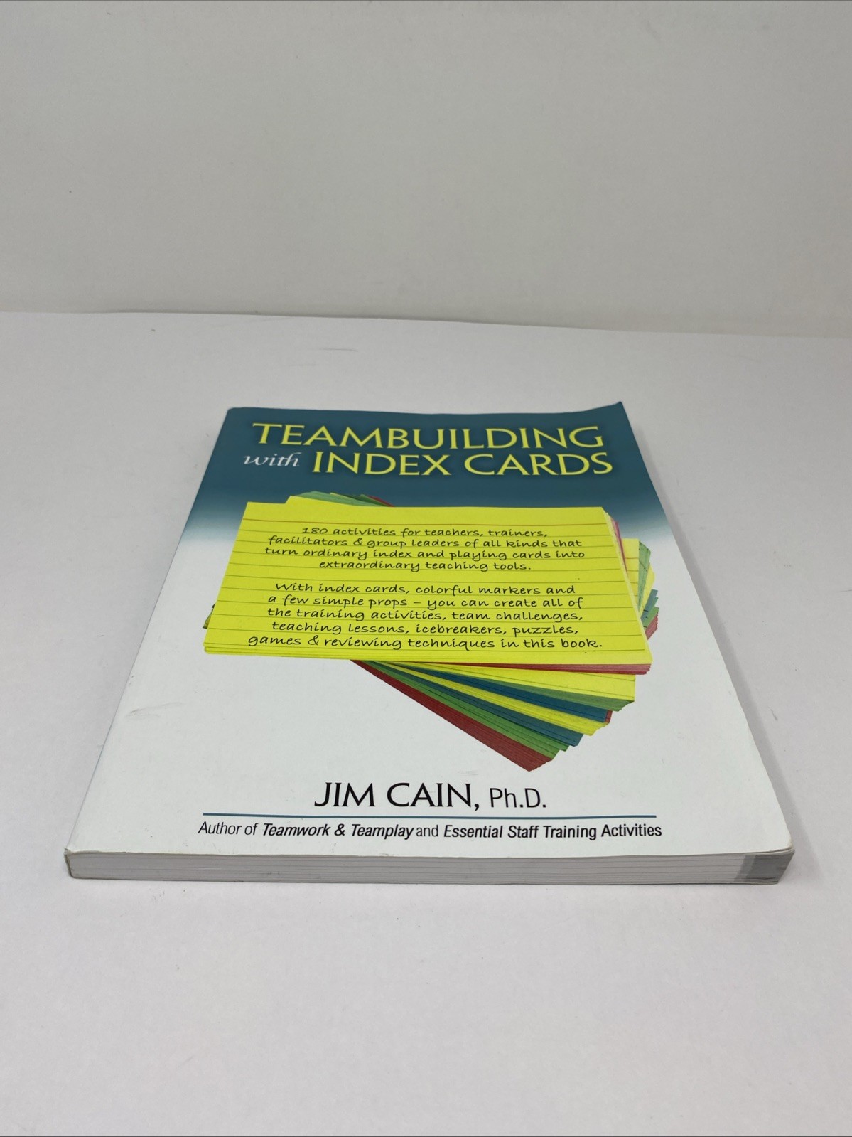 Teambuilding with Index Cards by James Cain (2019, Trade Paperback)