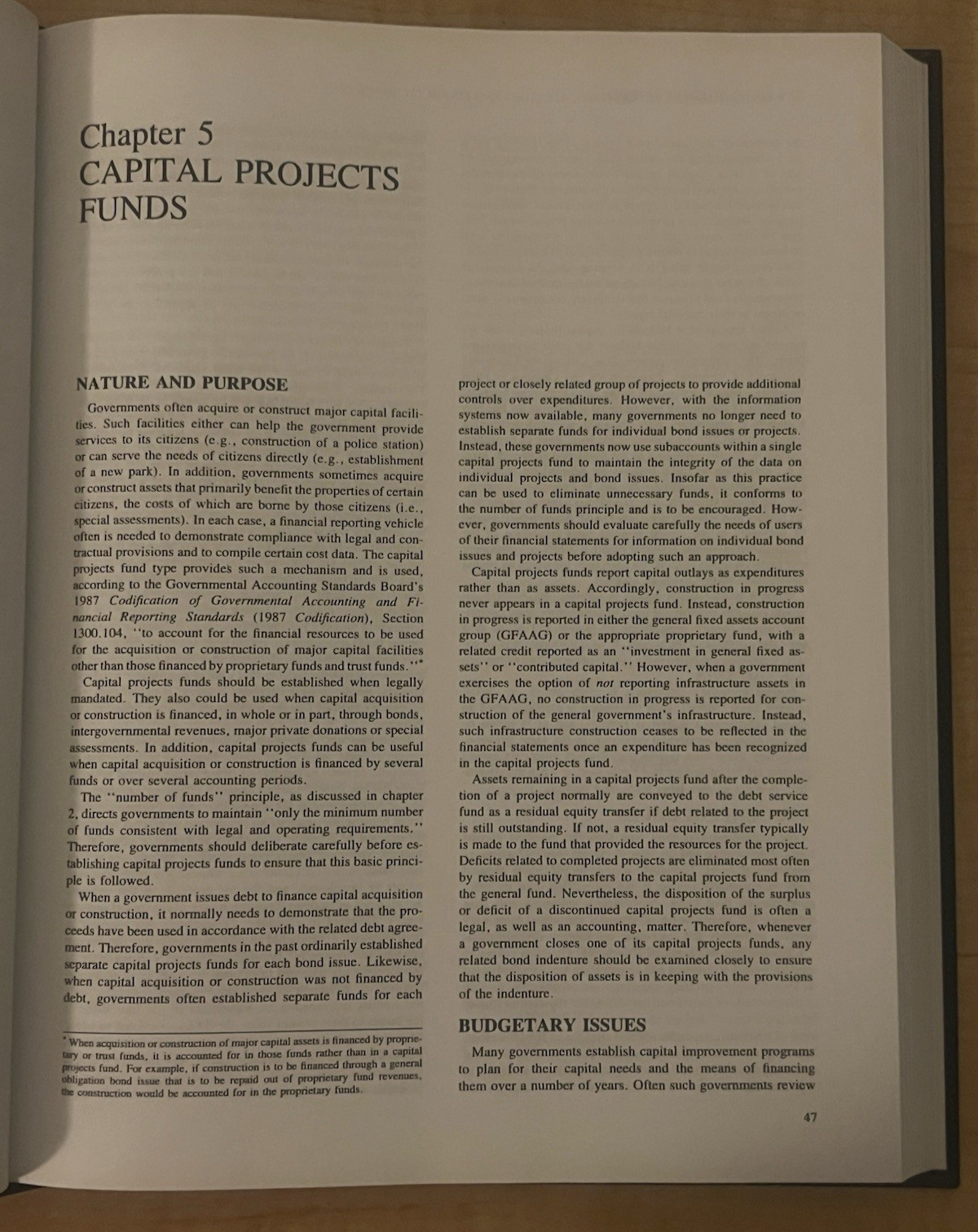 GAAFR Governmental Accounting, Auditing and Financial Reporting 1988 Hardcover