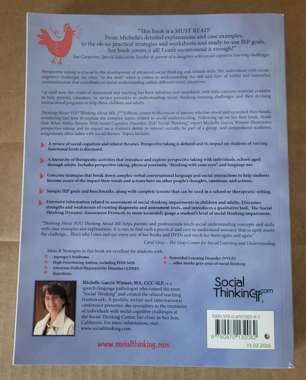 Thinking About You Thinking About Me by Michelle Garcia Winner • 2007 • New!
