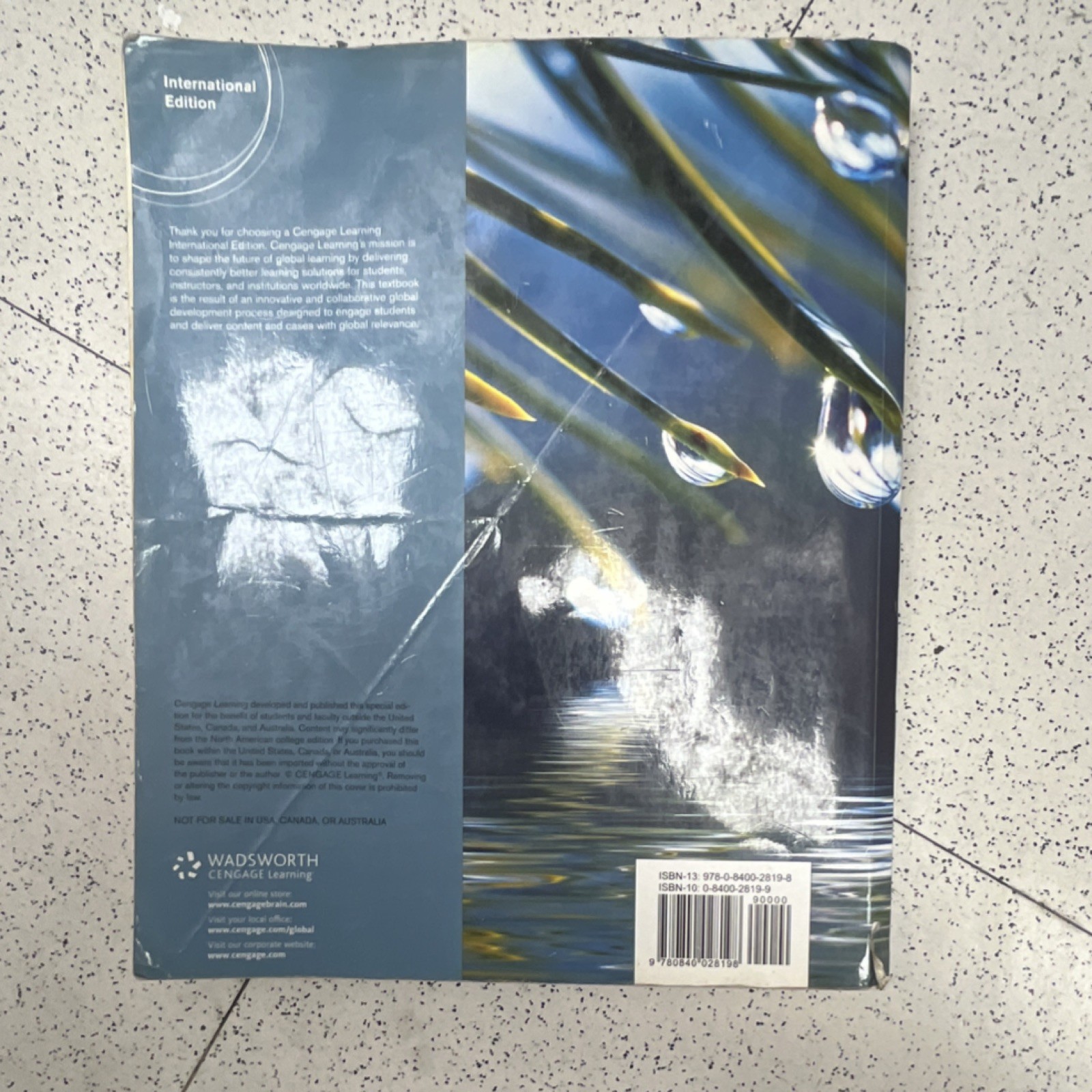 An Introduction to Psychology 4th Int’l Ed Jeffrey S. Nevid PB 2009 ISBN