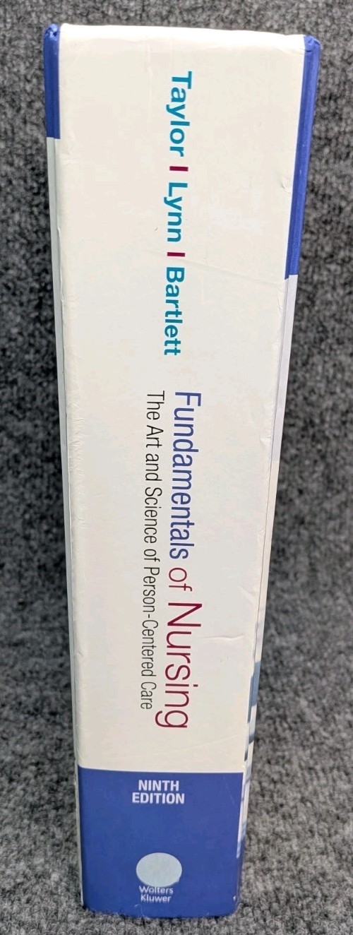 Fundamentals of Nursing 9th Edition Taylor Lynn Bartlett Hardcover Textbook HC