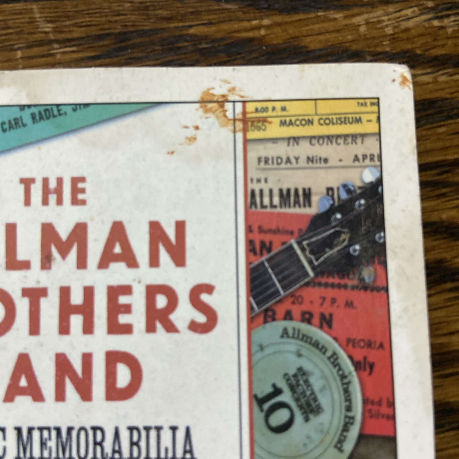 THE ALLMAN BROTHERS BAND CLASSIC MEMORABILIA, 1969-76 By Willie Perkins & Jack