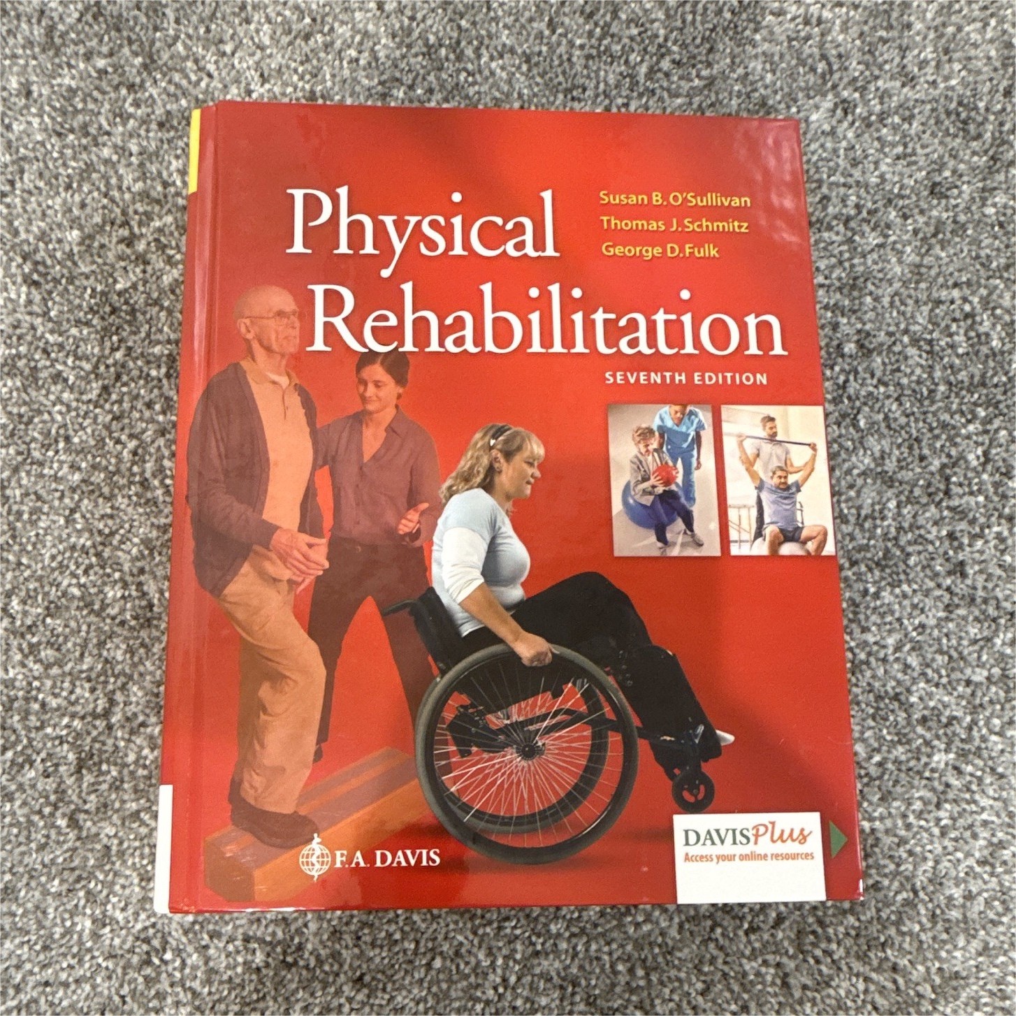 F.A. Davis Physical Rehabilitation 7th Ed HC 2019 O’Sullivan Schmitz Fulk