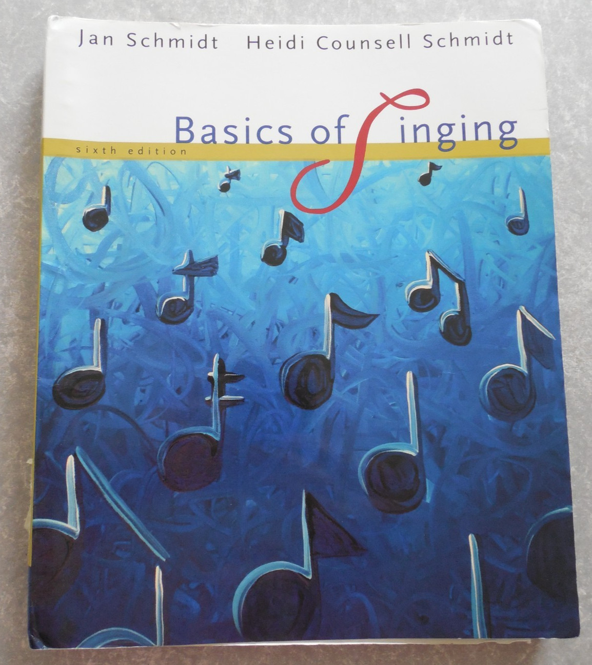 BASICS OF SINGING by JAN SCHMIDT & HEIDI COUNSELL SCHMIDT, 6TH ED., SPIRAL BOUND