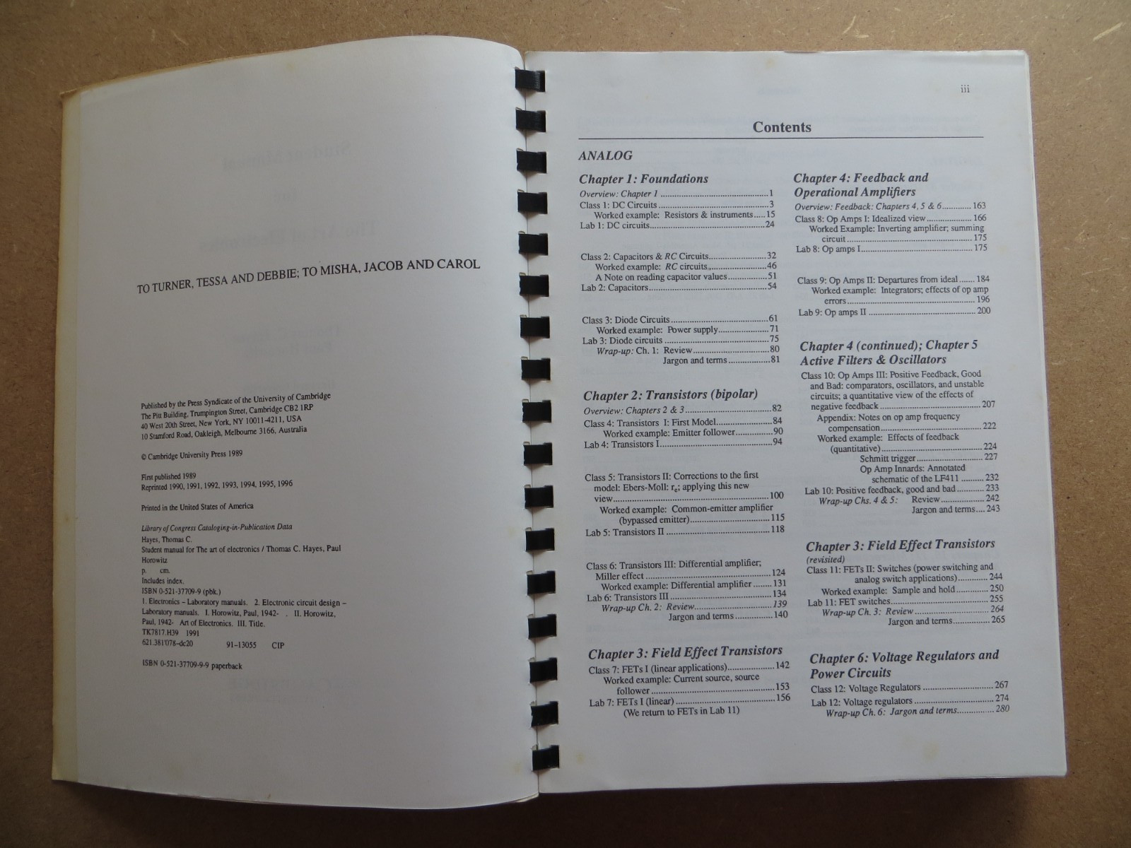 The Art of Electronics Student Manual by Hayes, Thomas C. Paperback Book
