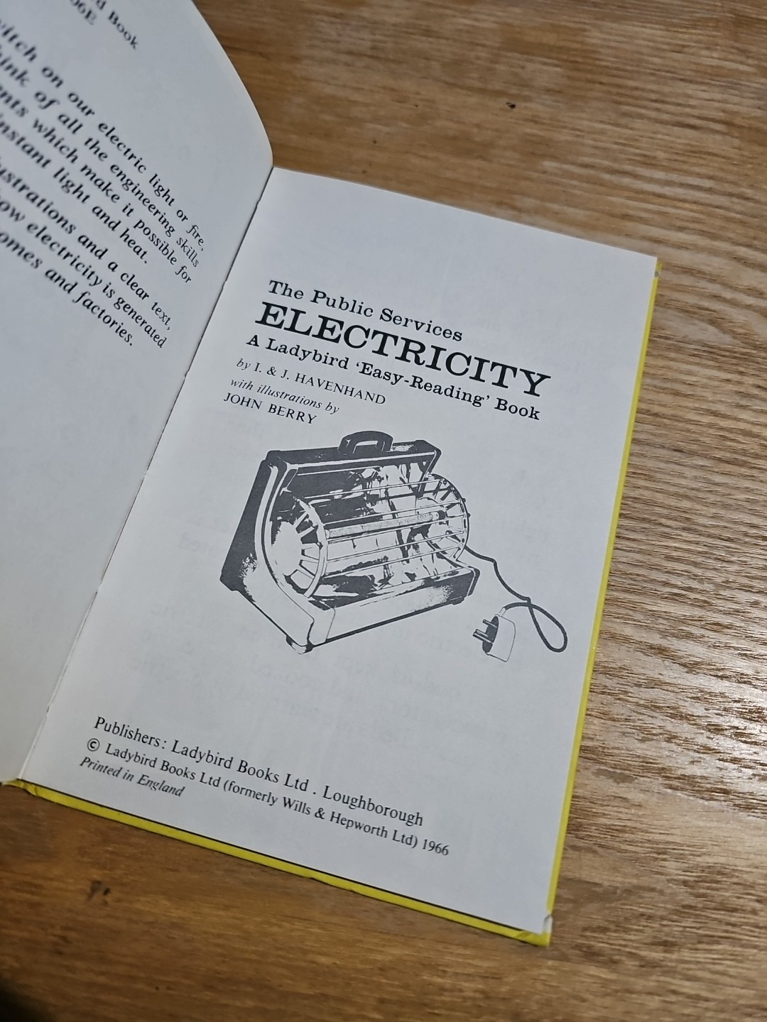 The Public Services: Electricity (Ladybird Books) : I. & J. Havenhand 15p Vgc M5