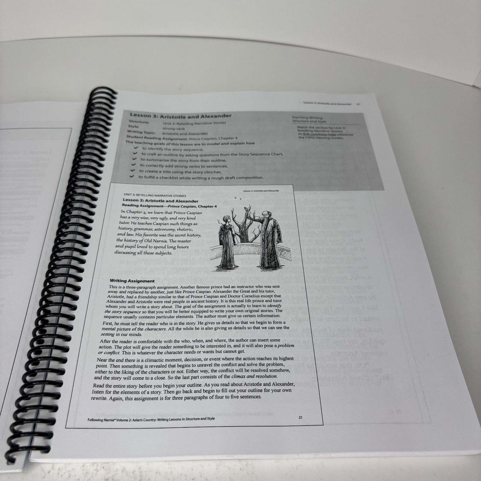 IEW Following Narnia Volume 2 Teacher’s Manual Homeschool Writing Curriculum