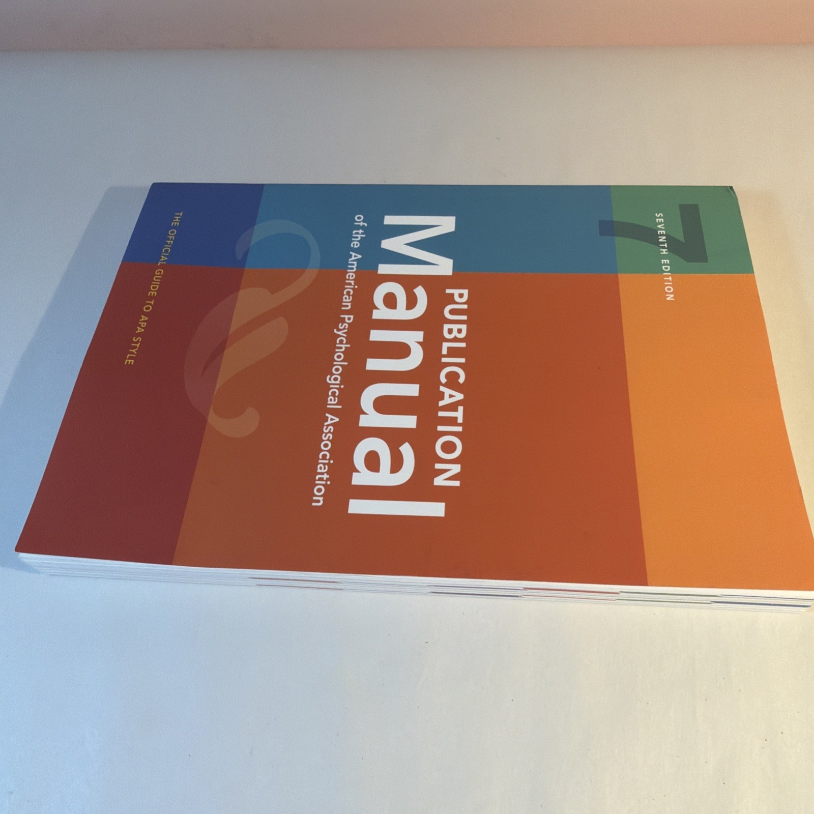 American Psychological Association Publication Manual 7th Edition