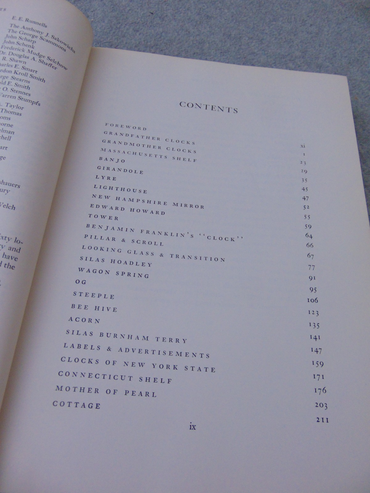 A TREASURY OF AMERICAN CLOCKS BY BROOKS PALMER BOOK