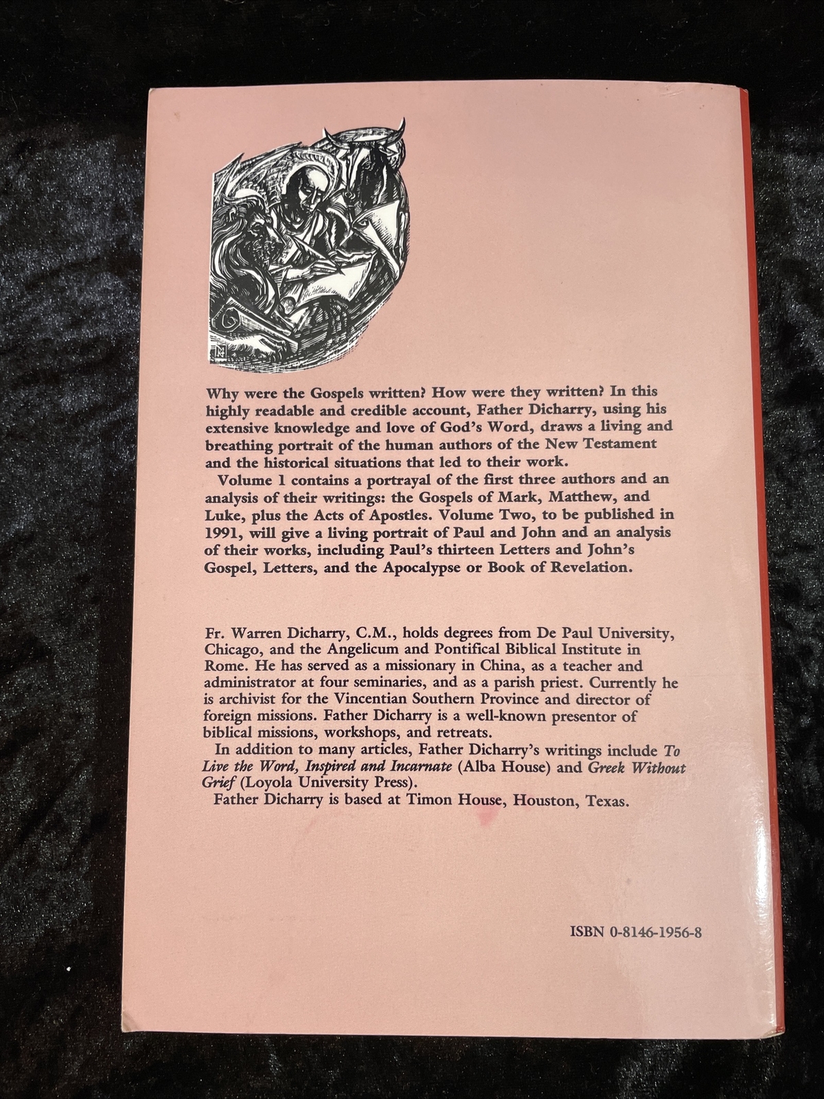 Human Authors of the New Testament: Mark, Matthew, and Luke – Warren Dicharry CM