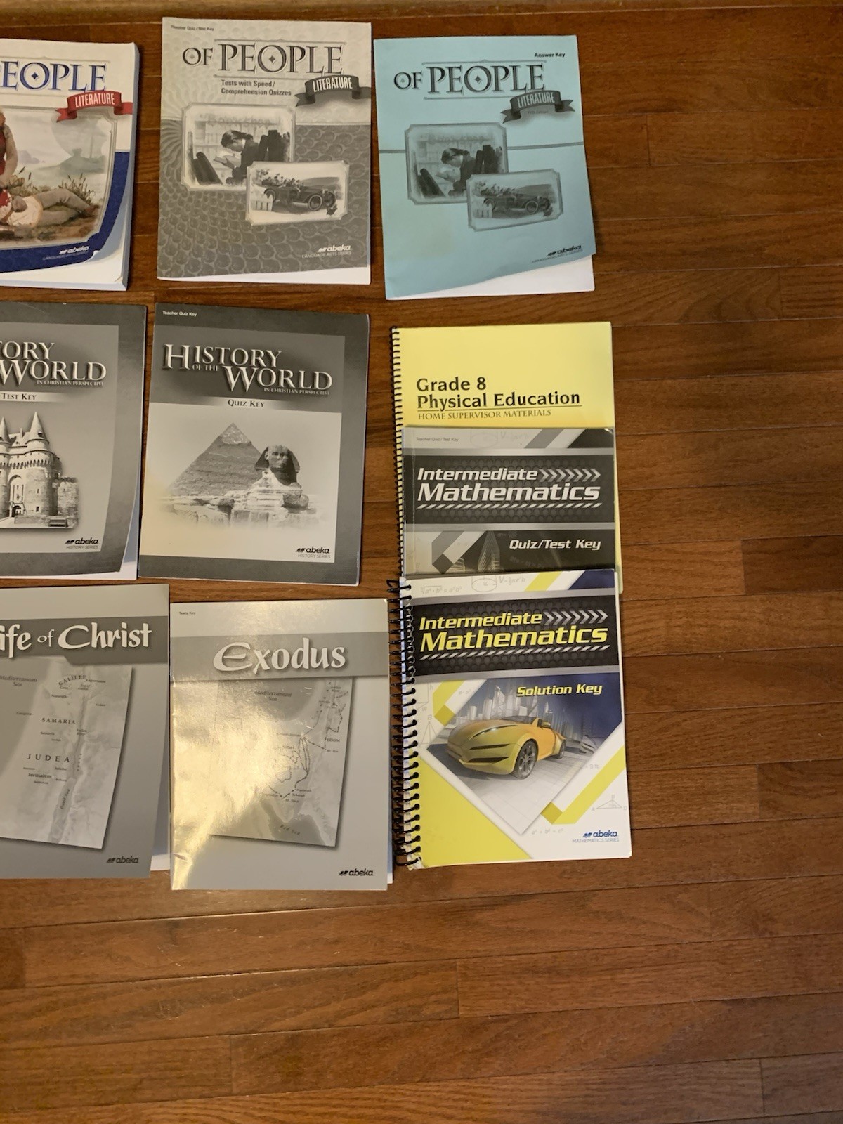 ABEKA 7th Grade Homeschool Teacher Books, keys, And Student Textbooks