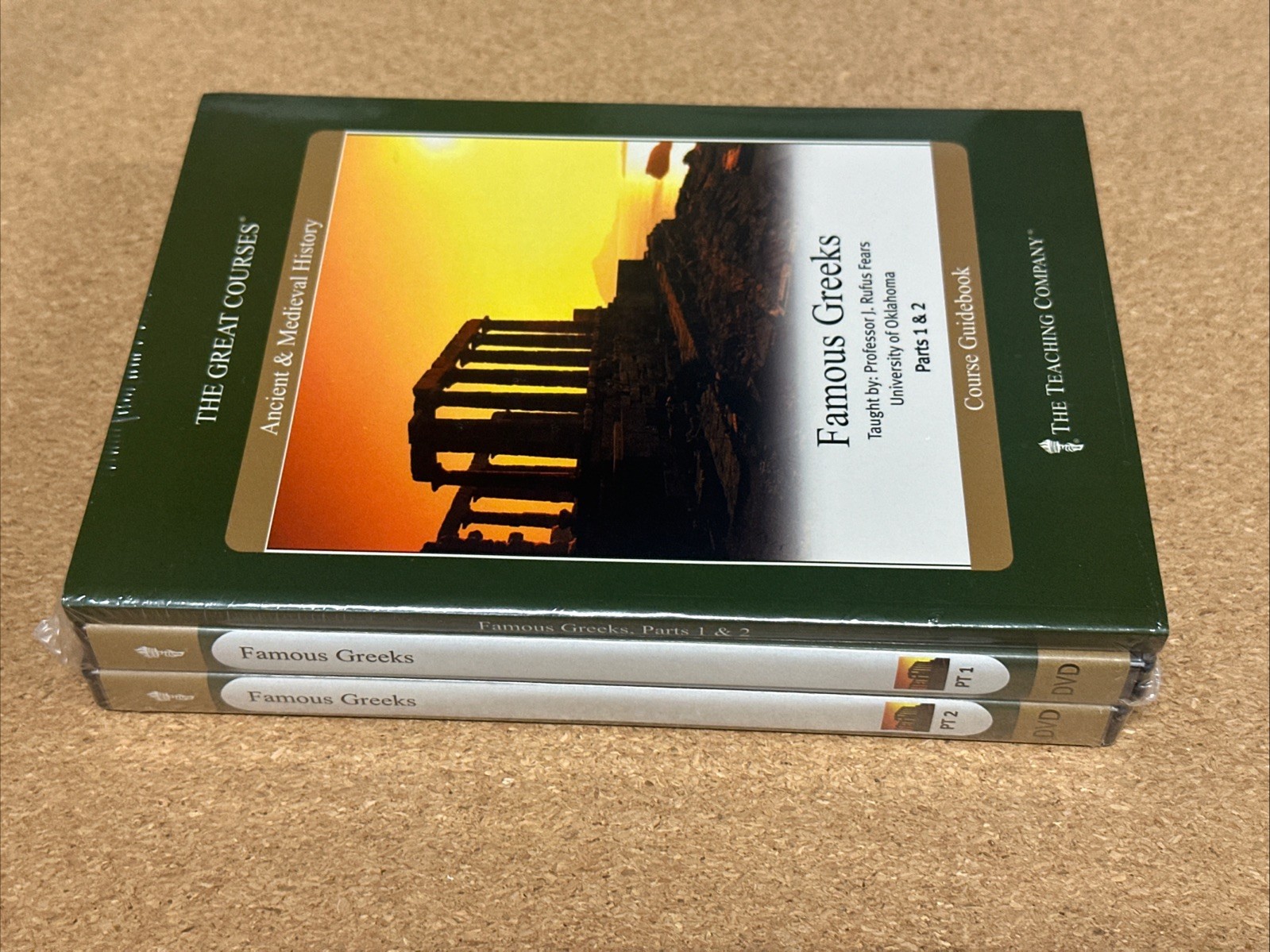 SEALED The Great Courses Famous Greeks Ancient Medieval History DVD Guidebook