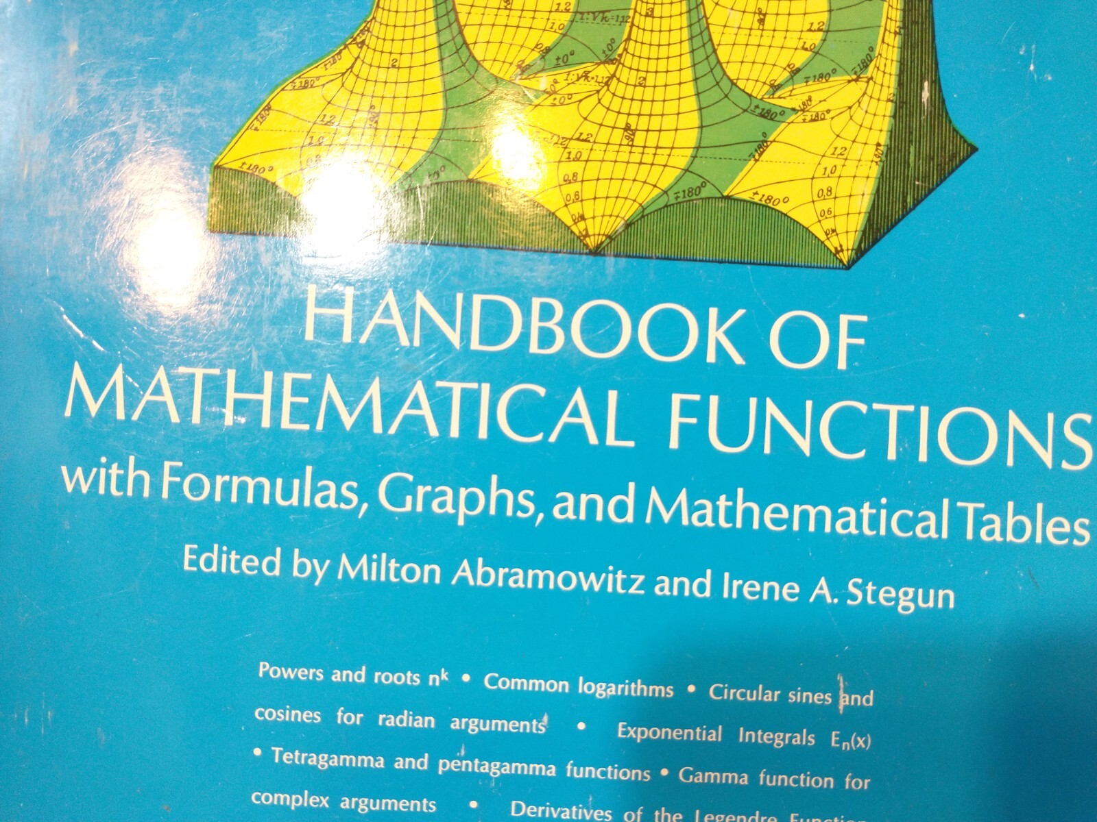 Handbook of Mathematical Functions: with Formulas, Graphs & Tables by Dover A21