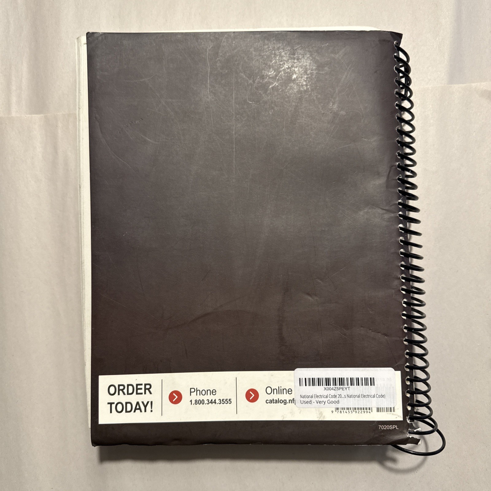 NFPA 70 National Electrical Code (NEC) 2020 Edition Spiral