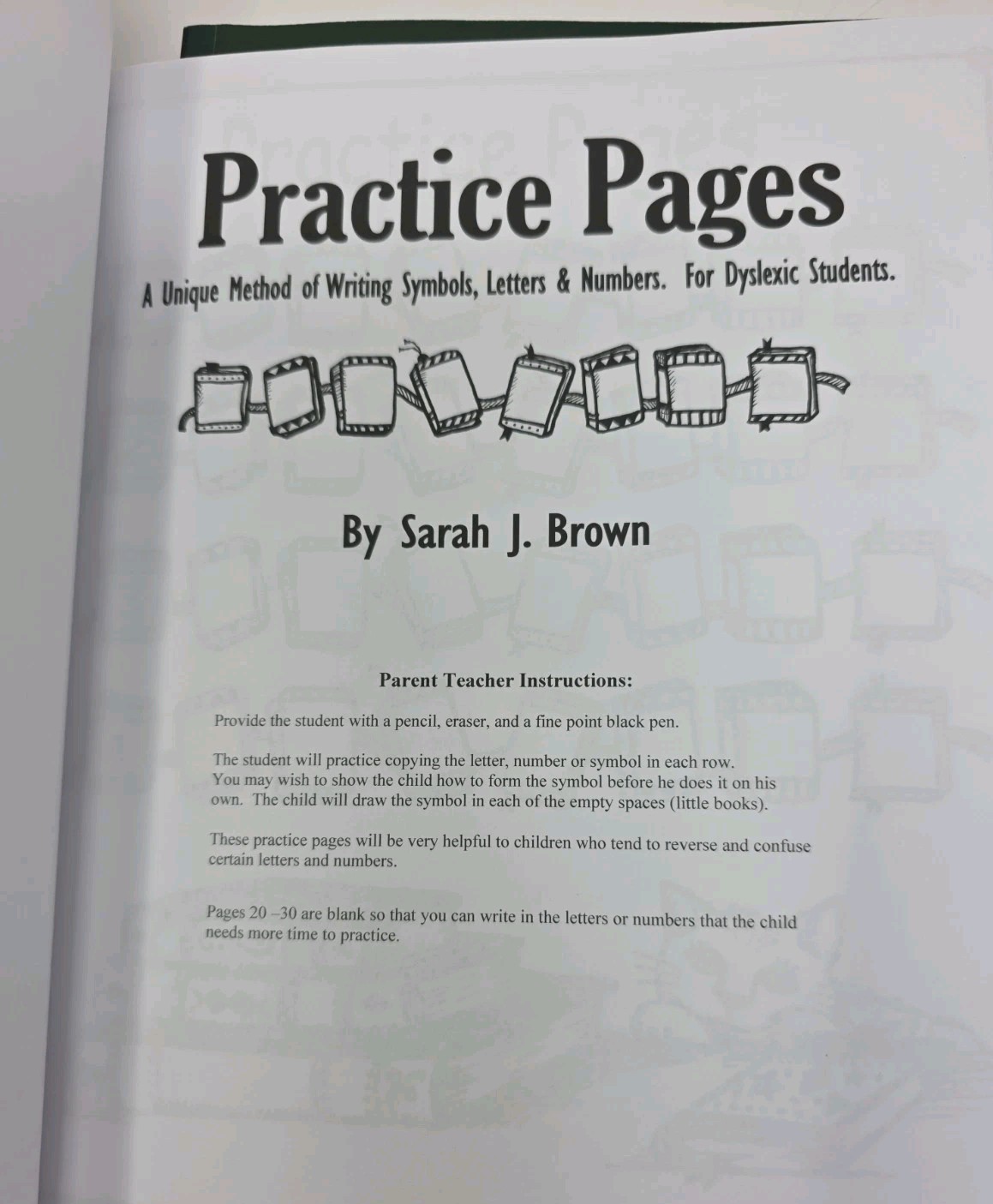 3 Books From Dyslexia Games Book Series A Book 2, 5 & 6 Puzzles Word Hunt Number