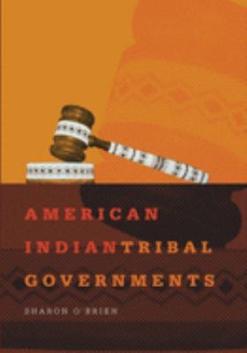American Indian Tribal Governments Paperback Sharon O’Brien