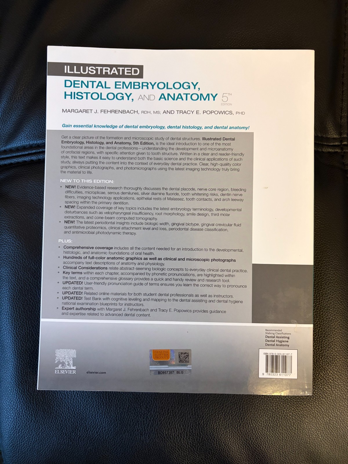Illustrated Dental Embryology Histology and Anatomy by Margaret J Fehrenbach 5th