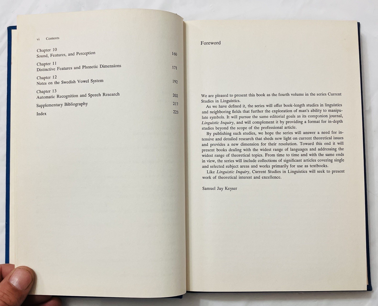 Speech Sounds and Features by Gunnar Fant (1973) MIT Press 1st Ed HC Linguistics
