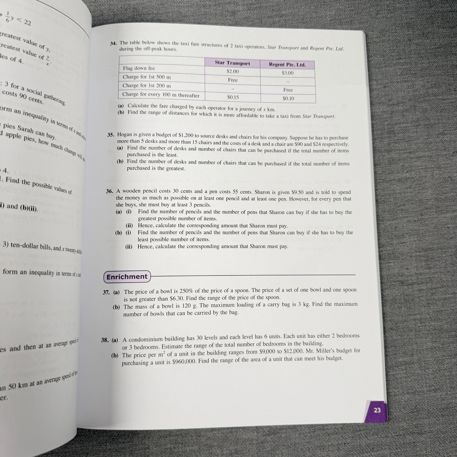 Singapore Math – Dimensions Math 7A & 7B Textbook Supplements Only, Paperback