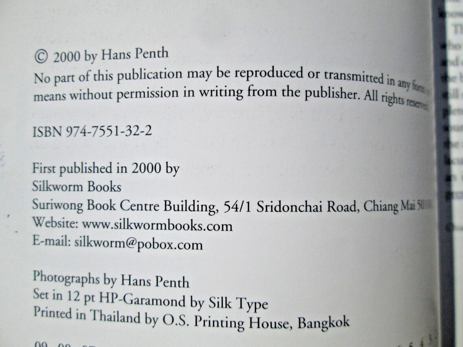 2000 Brief History of Lan Na : Civilizations of North Thailand by Hans Penth PB