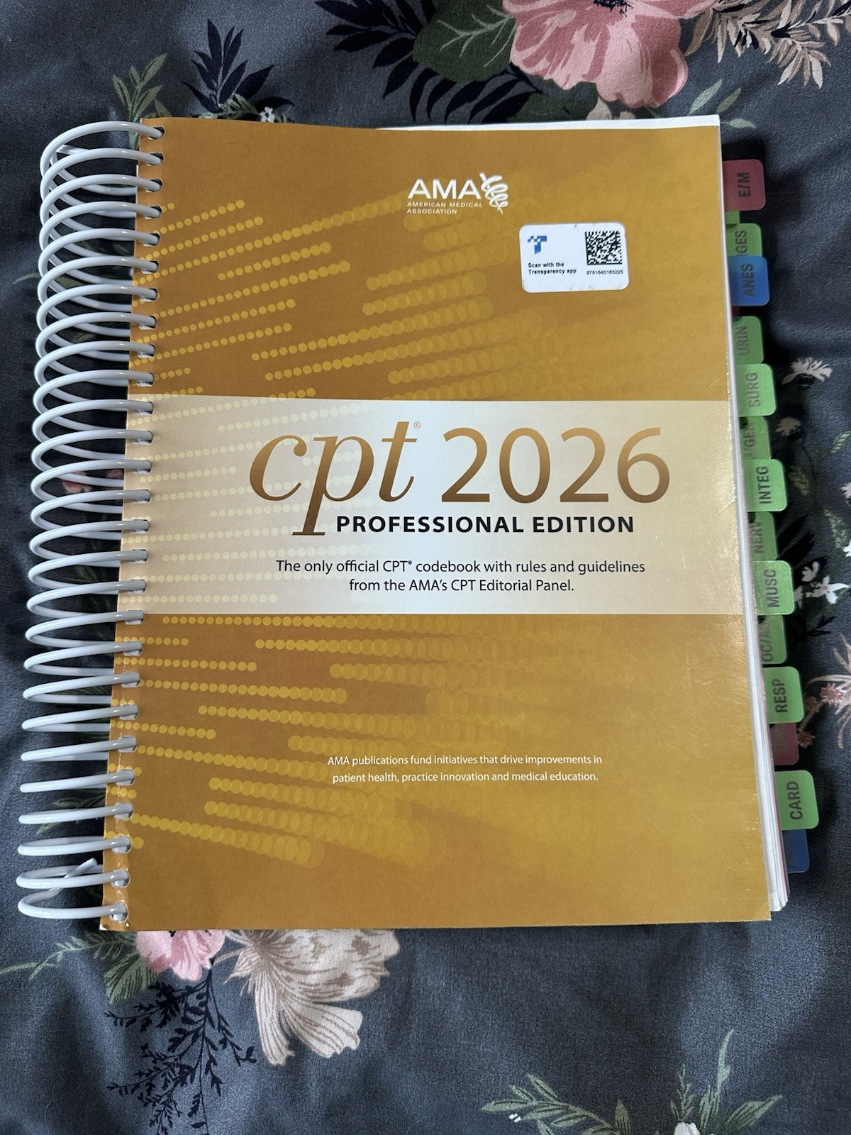 CPT 2026 Professional Edition Spiral Bound by AMA