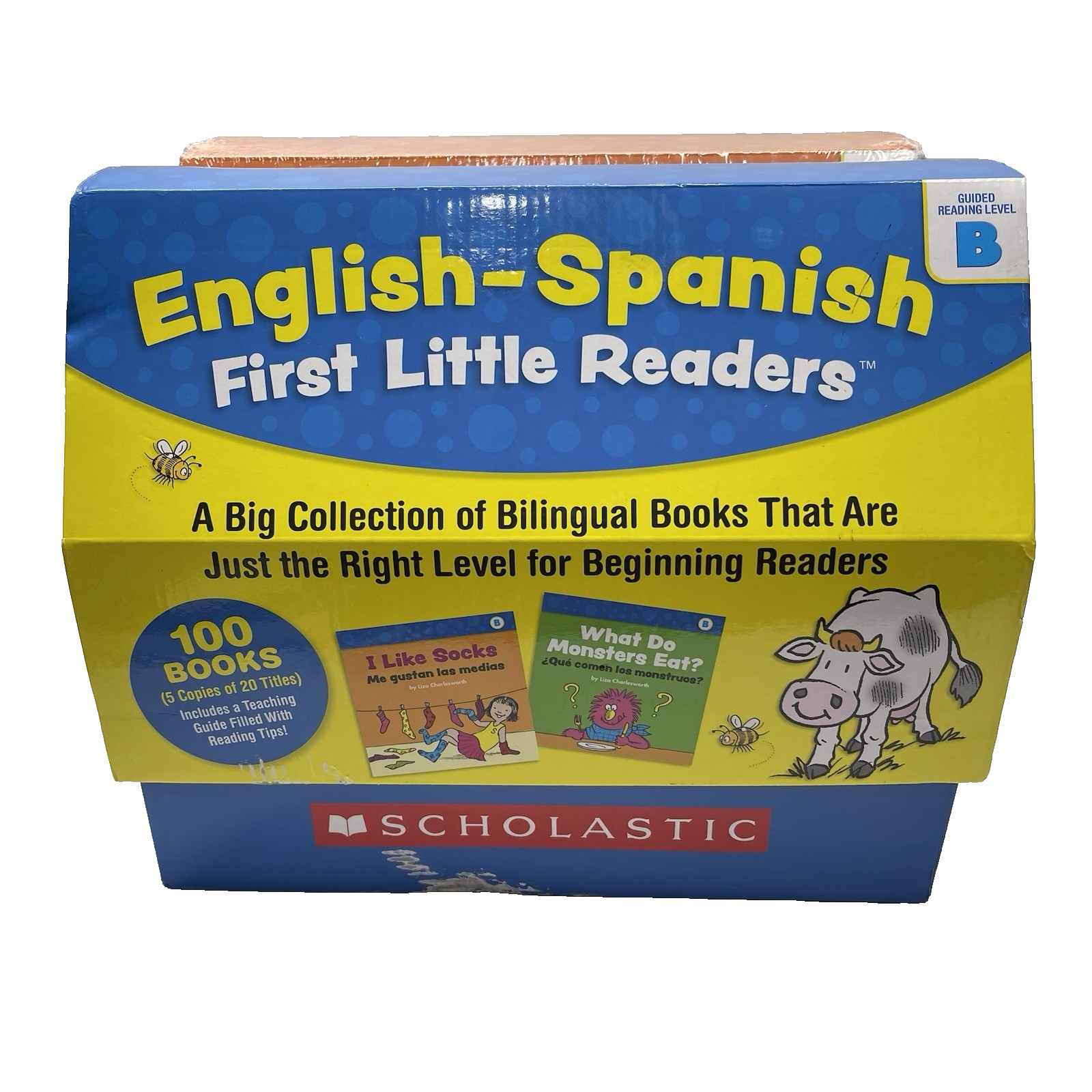 Scholastic English Spanish First Little Readers Classroom 2 Sets: Levels B & D
