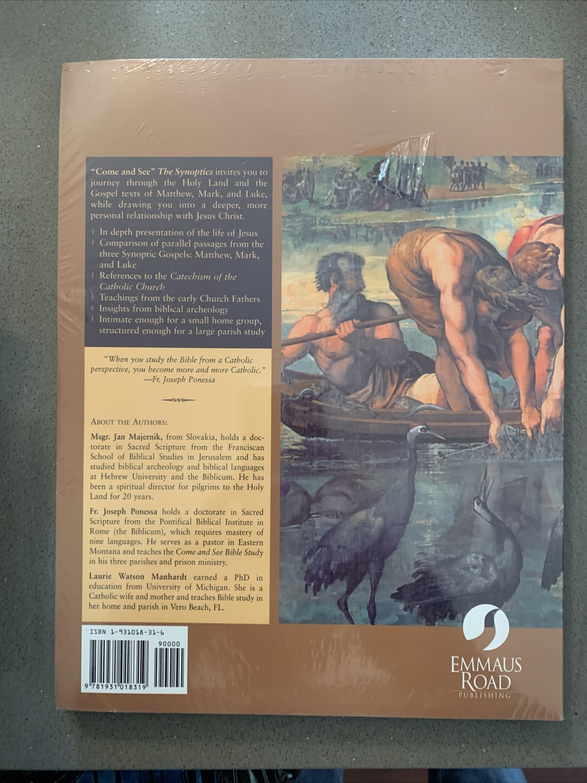 The Synoptics : On the Gospels of Matthew, Mark, and Luke by Joseph Ponessa, Jan