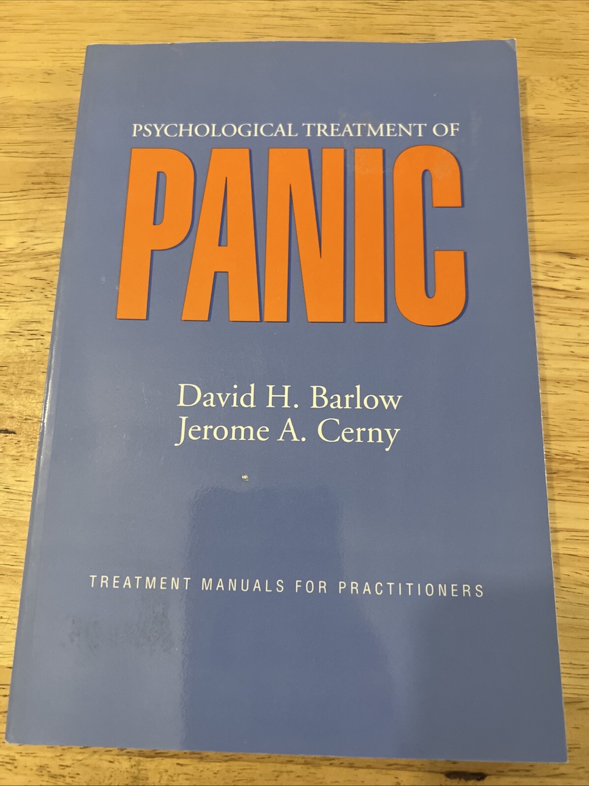 Psychological Treatment of Panic by PhD Barlow, David H: Paperback