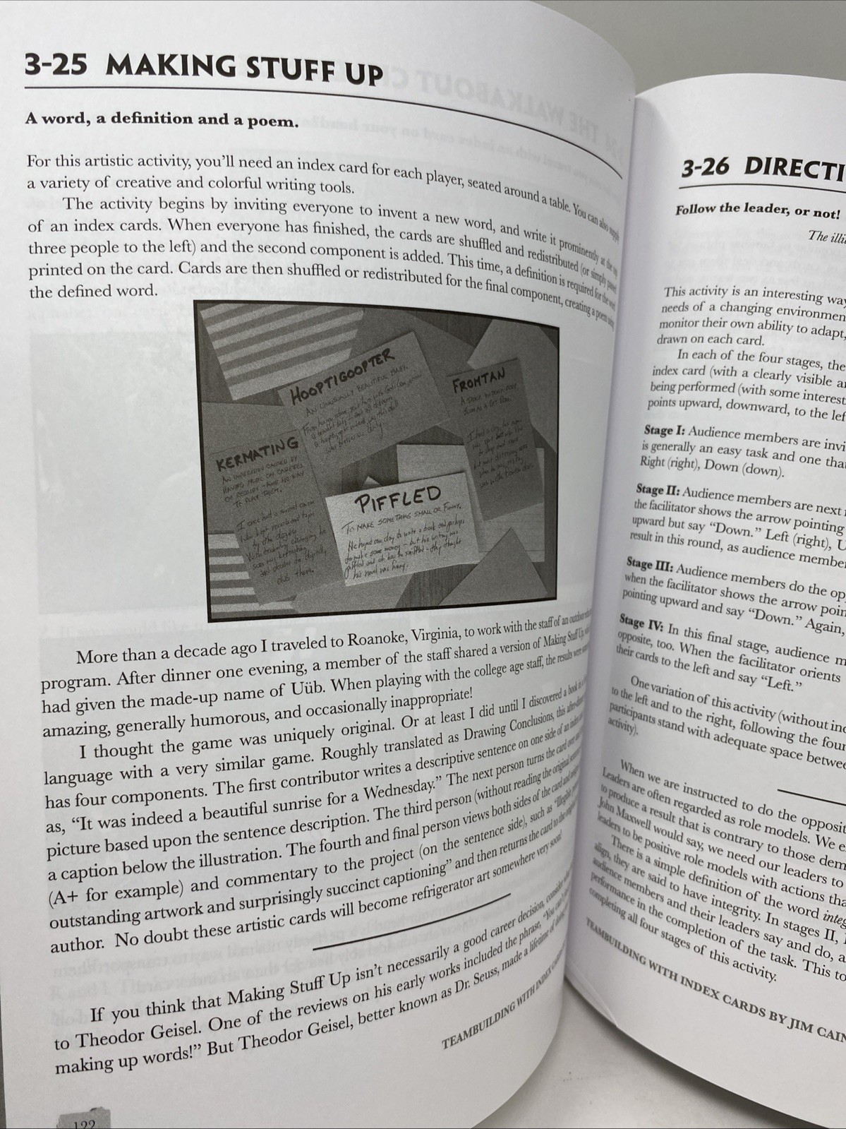 Teambuilding with Index Cards by James Cain (2019, Trade Paperback)