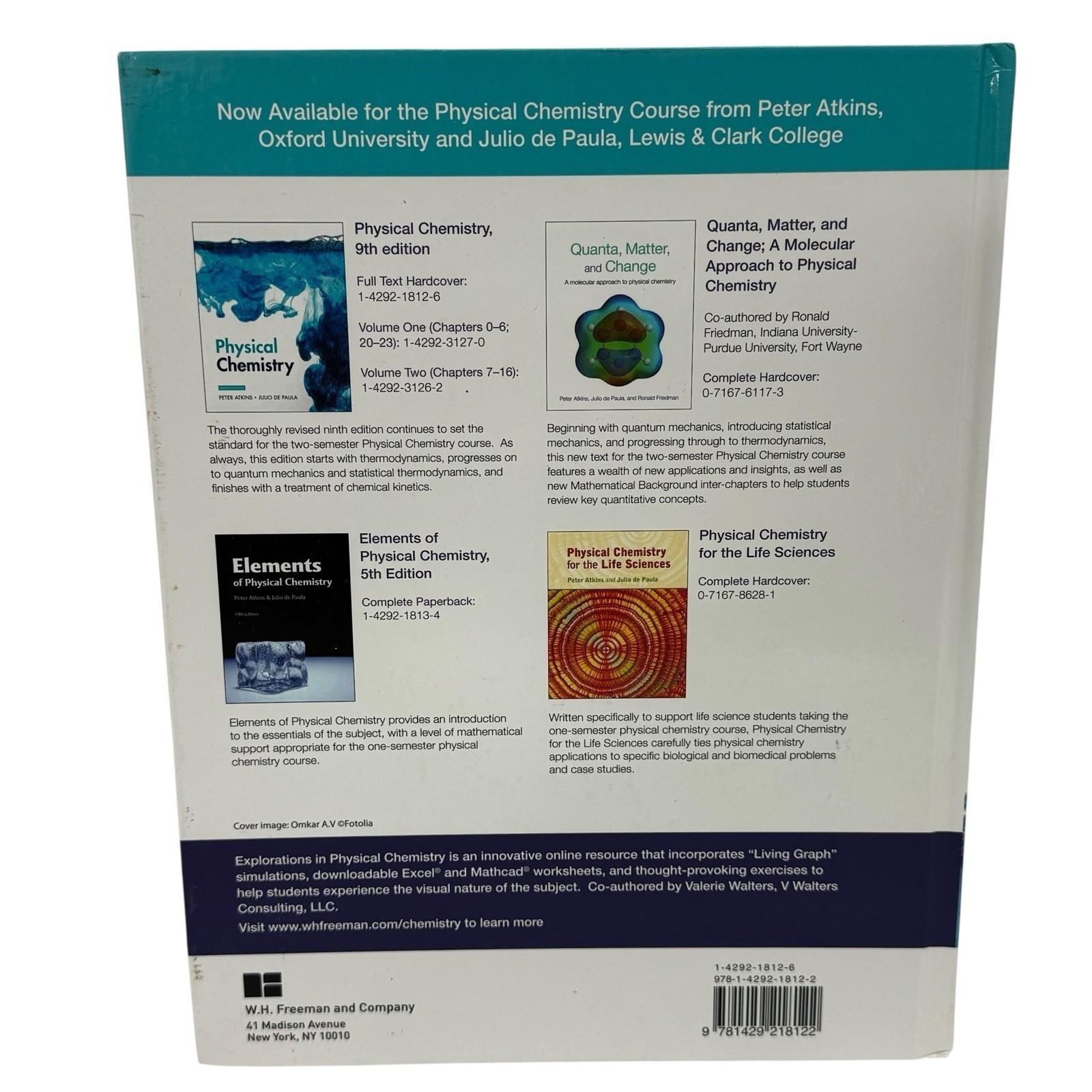 Physical Chemistry, 9th Edition – Hardcover By Atkins, Peter – GOOD