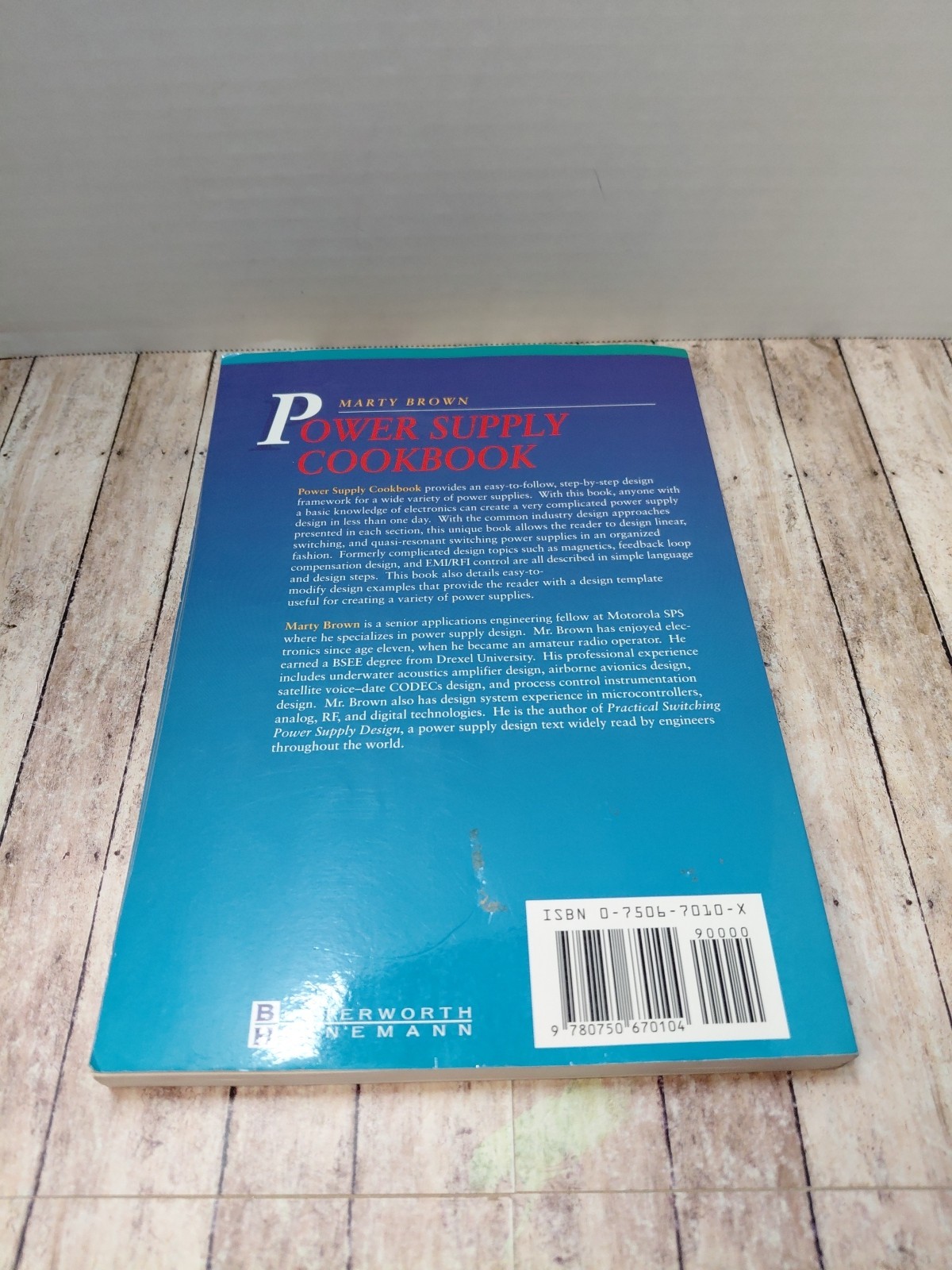 Marty Brown Power Supply Cookbook (Paperback) Good Condition