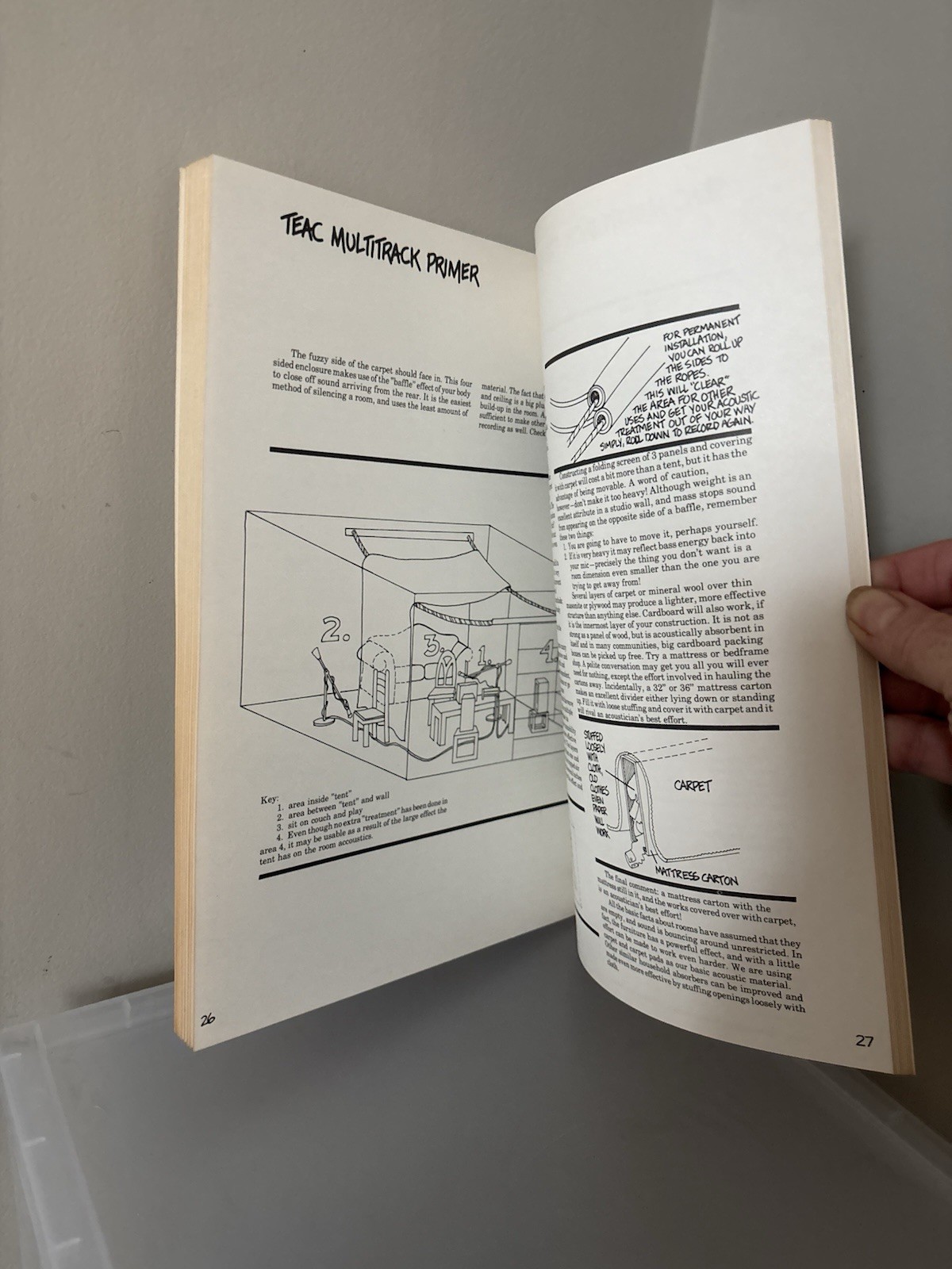 TEAC The Multitrack Primer Black And White Book