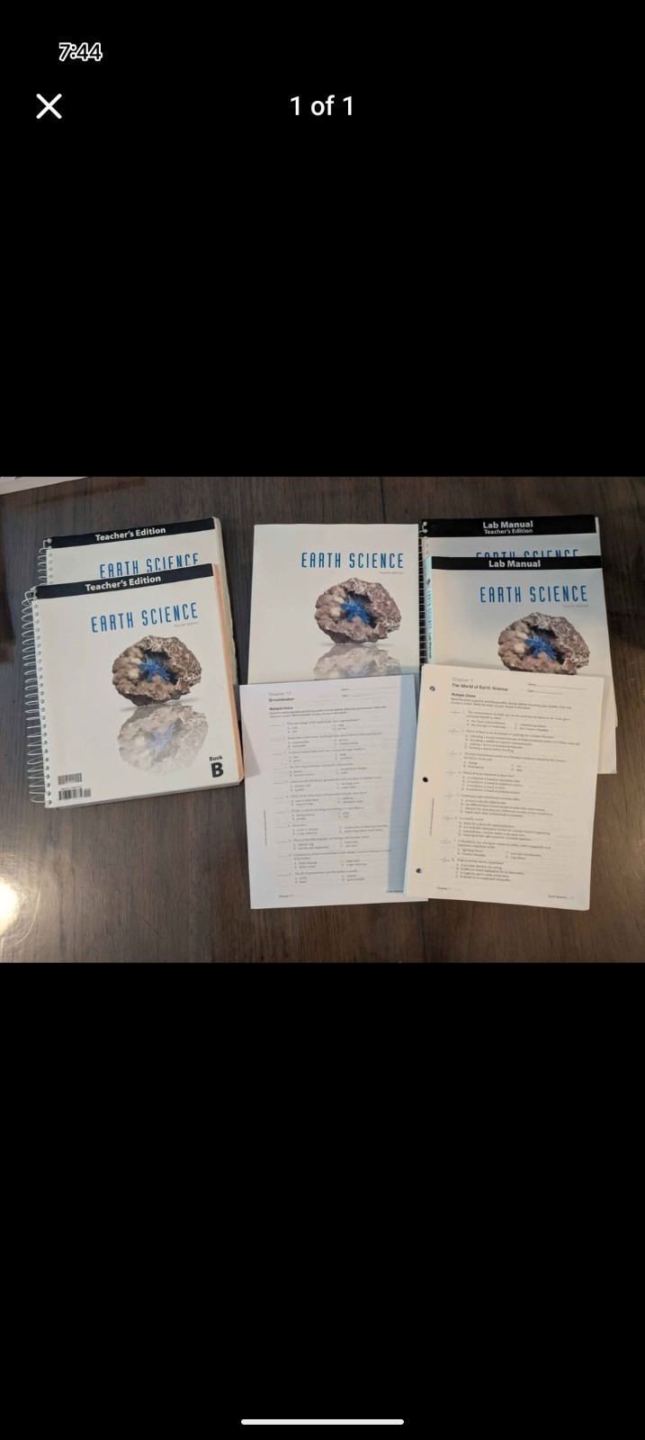 BJU Earth Science Homeschooling Curriculum Books