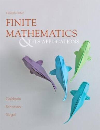 Finite Mathematics & Its Applications (11th Edition) – Hardcover – VERY GOOD
