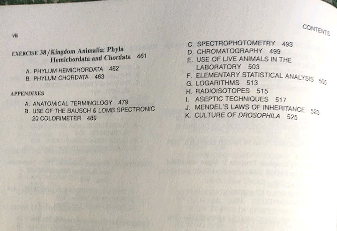 Lot 3 AP Biology/Freshman College Biology Laboratory Manuals Abramoff Arms Ritch