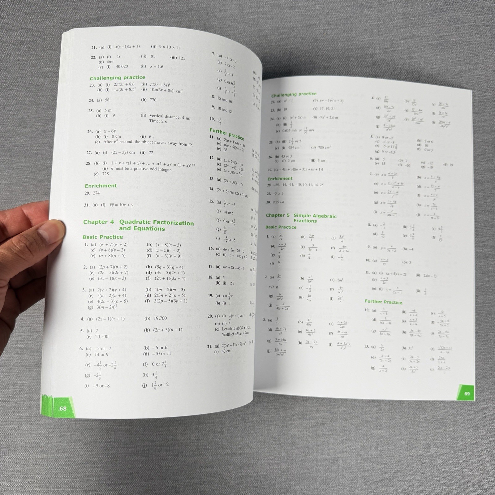 Singapore Math – Dimensions Math 8A & 8B Textbook Supplements Only, Paperback
