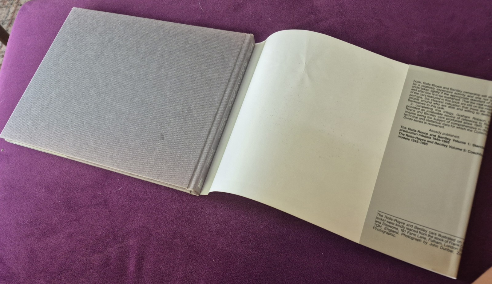 Rolls-Royce and Bentley Collector’s Guides, 1965-1985 by Graham Robson (1985,…