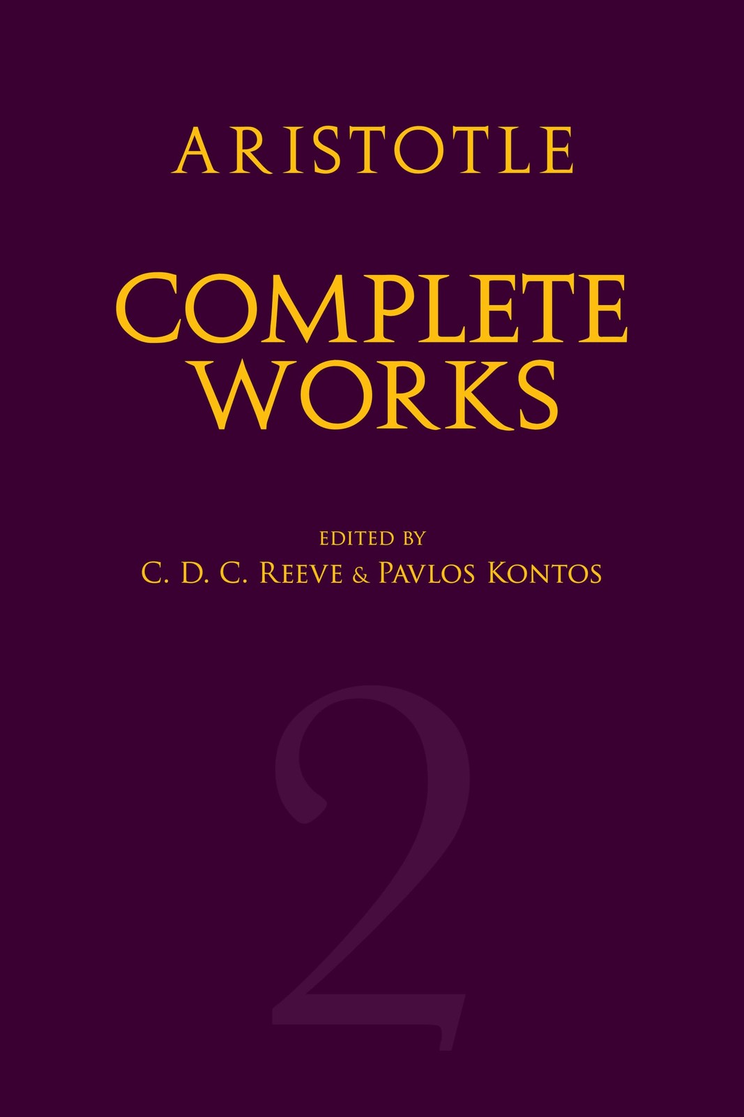 Aristotle: Complete Works: Two-Volume Set