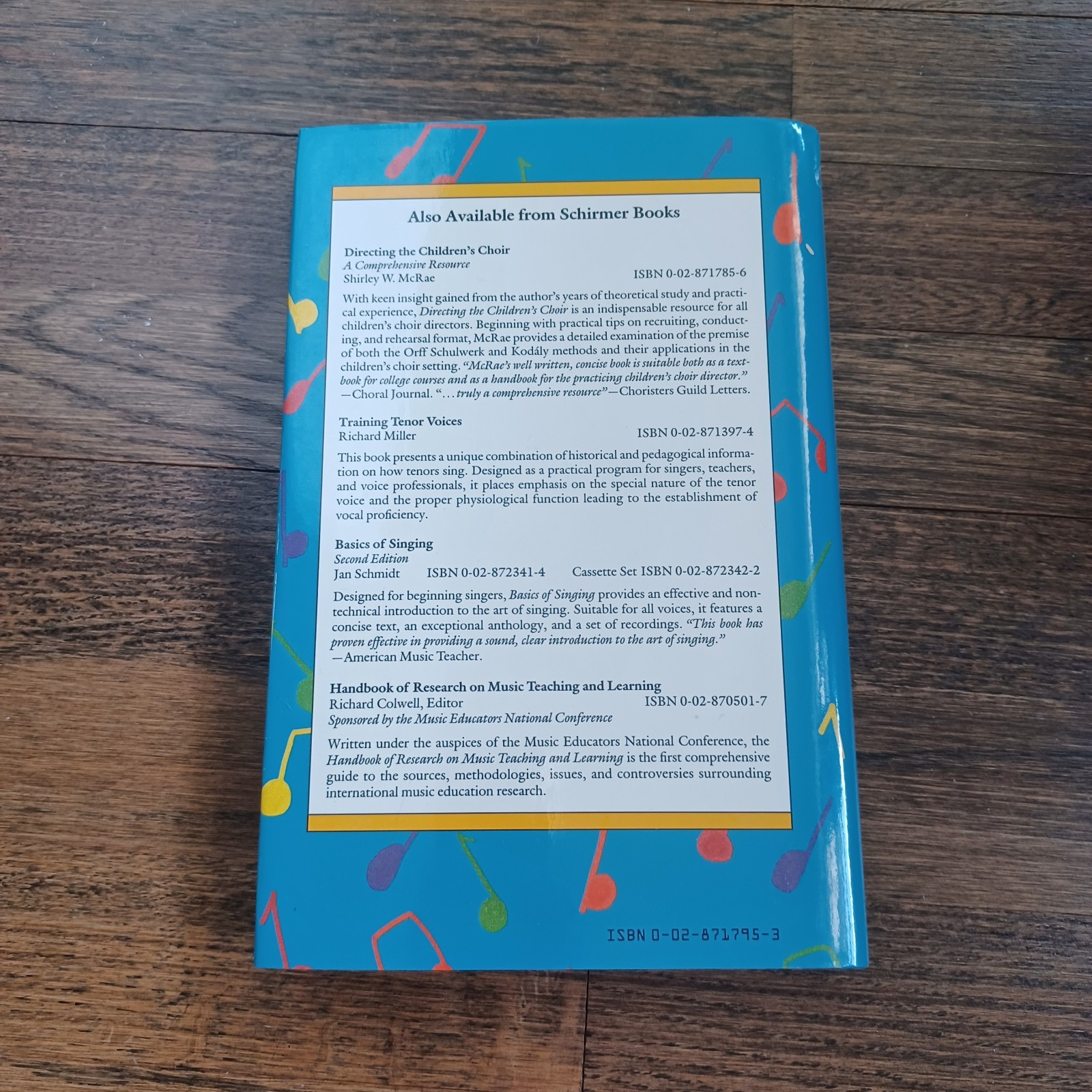 Teaching Kids to Sing Kenneth H. Phillips 1992 Music Education Schirmer Nice