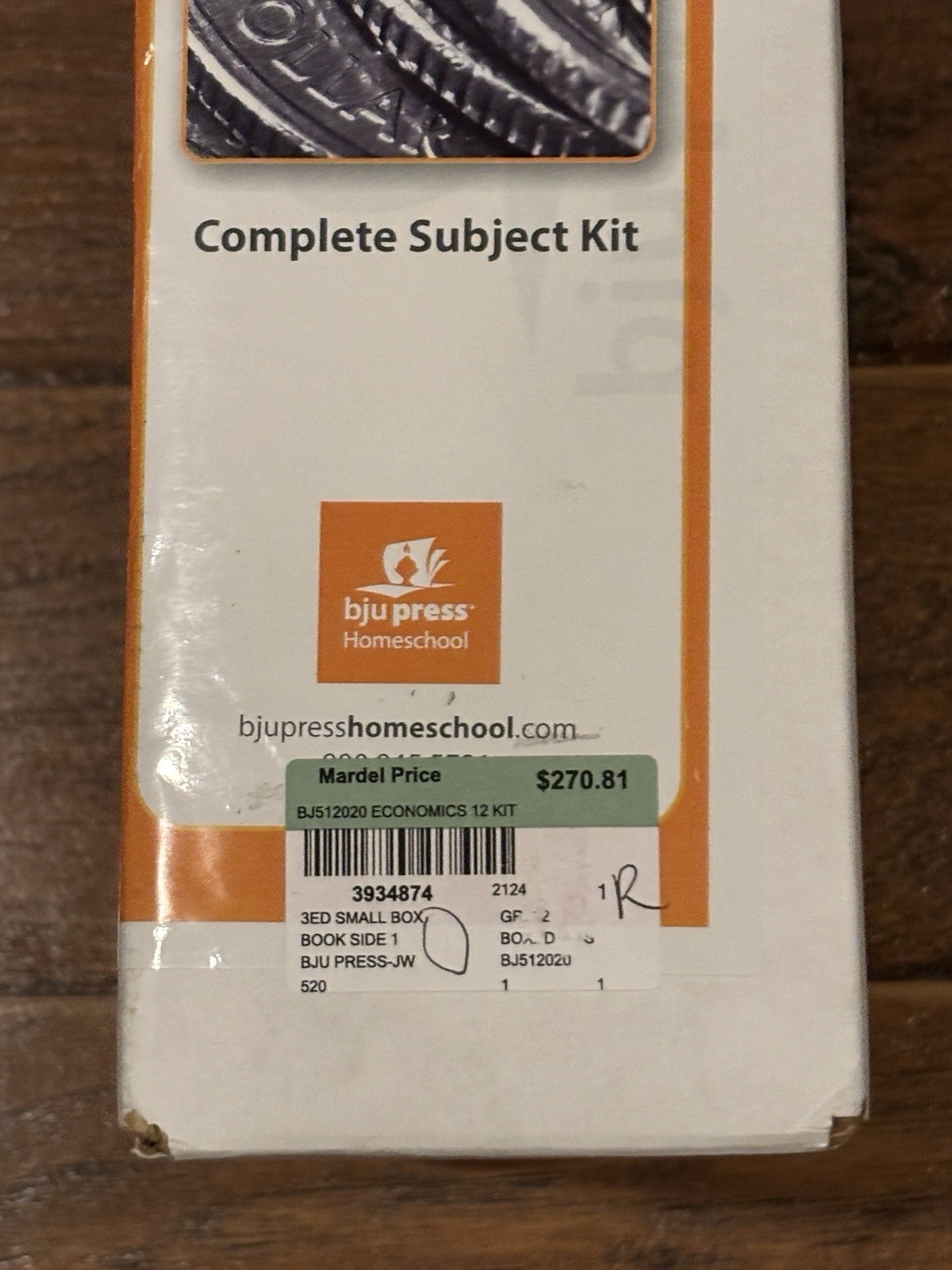 BJU Economics 3rd Edition Complete Homeschool Curriculum New In Box