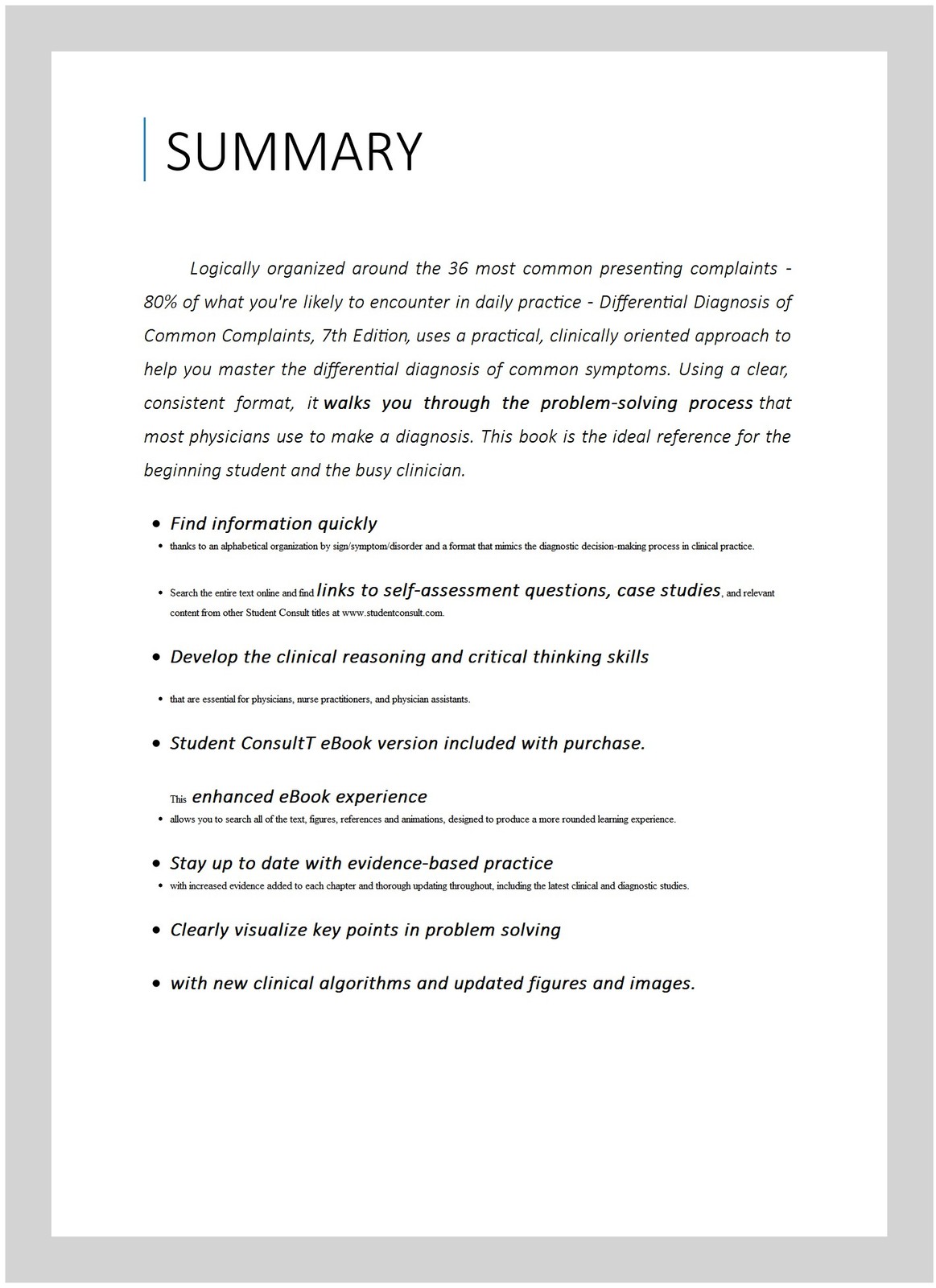 Differential Diagnosis of Common Complaints, Paperback by Seller, Robert H., …