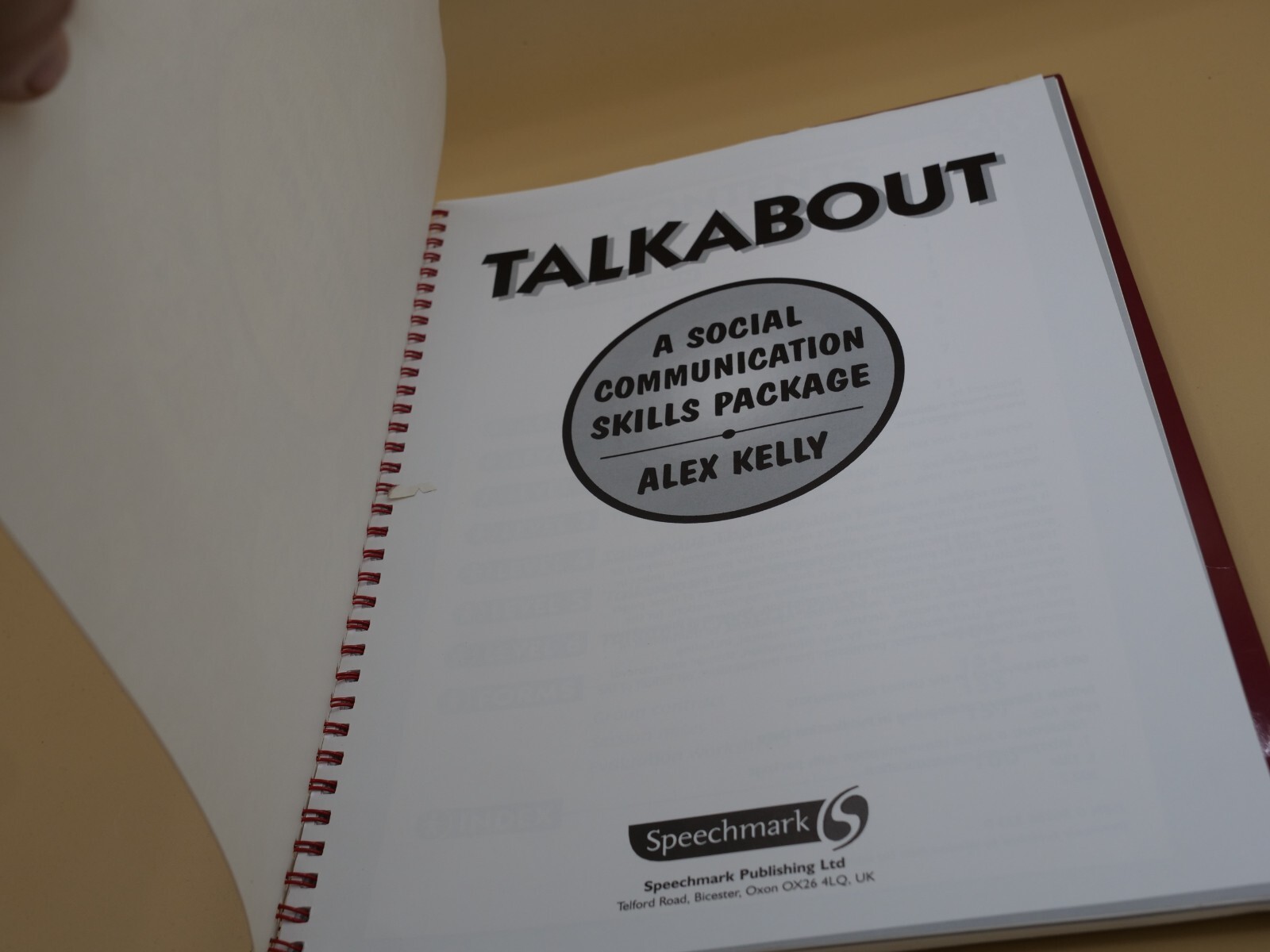 Talkabout: A Social Communication Skills Package – Kelly, Alex