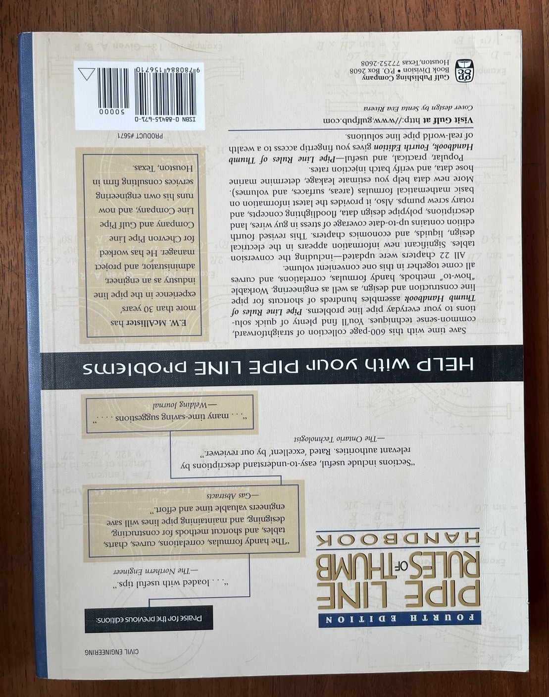 Pipeline Rules of Thumb Handbook Fourth Edition McAllister