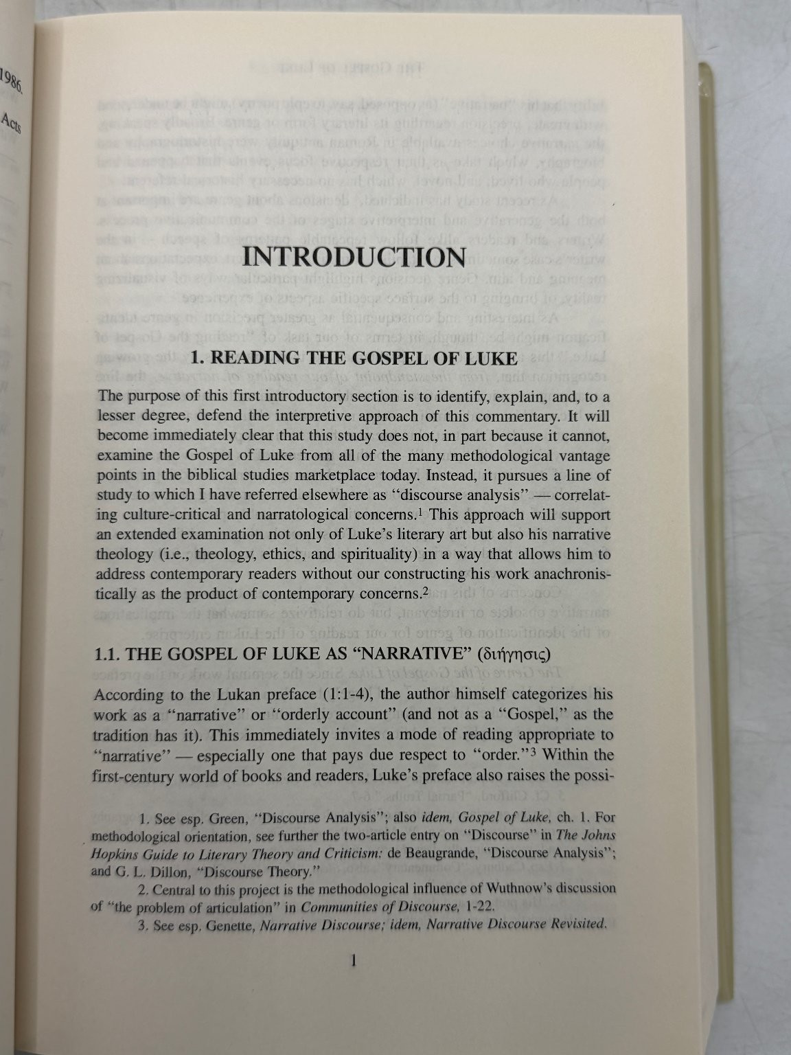 Gospel of Luke Joel B. Green 1997 New International Commentary New Testament