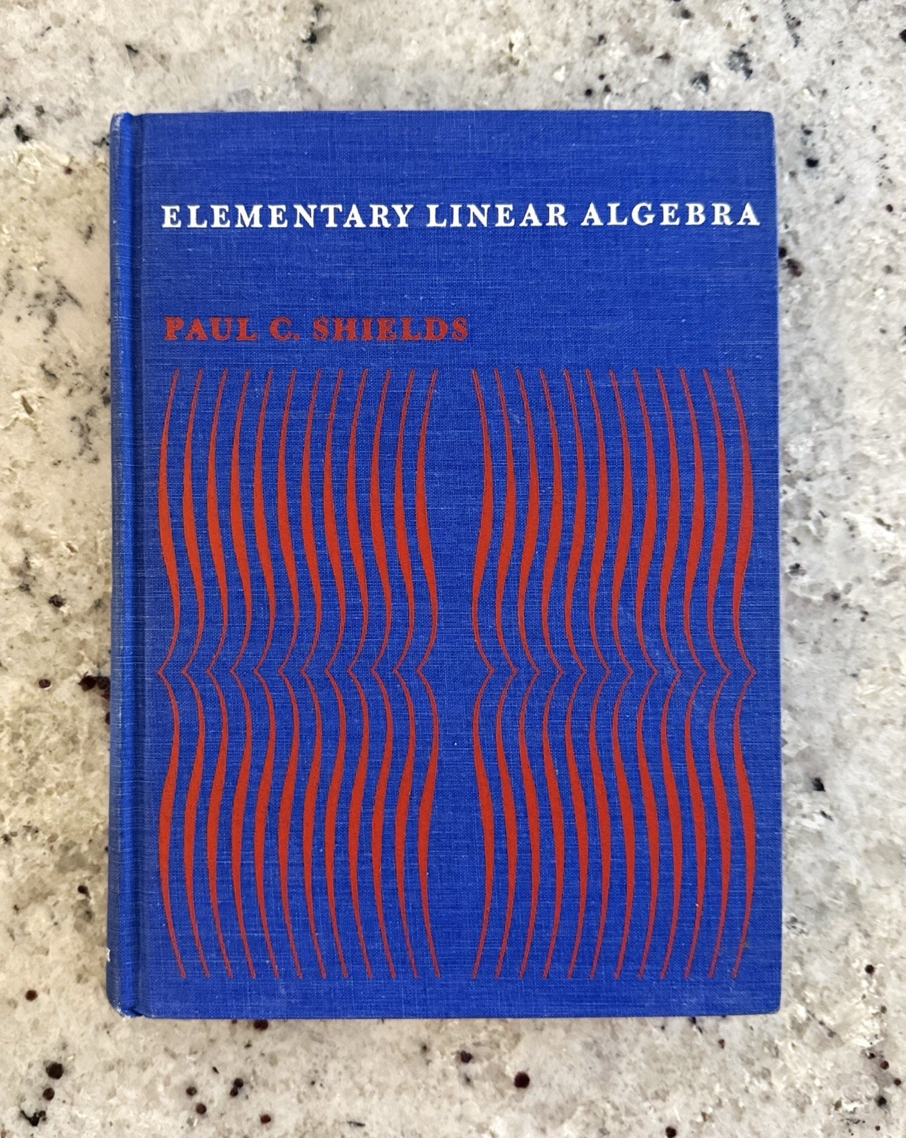 VTG 1968 Elementary Linear Algebra by Shields (Stanford) HC 1st Ed 2nd Print