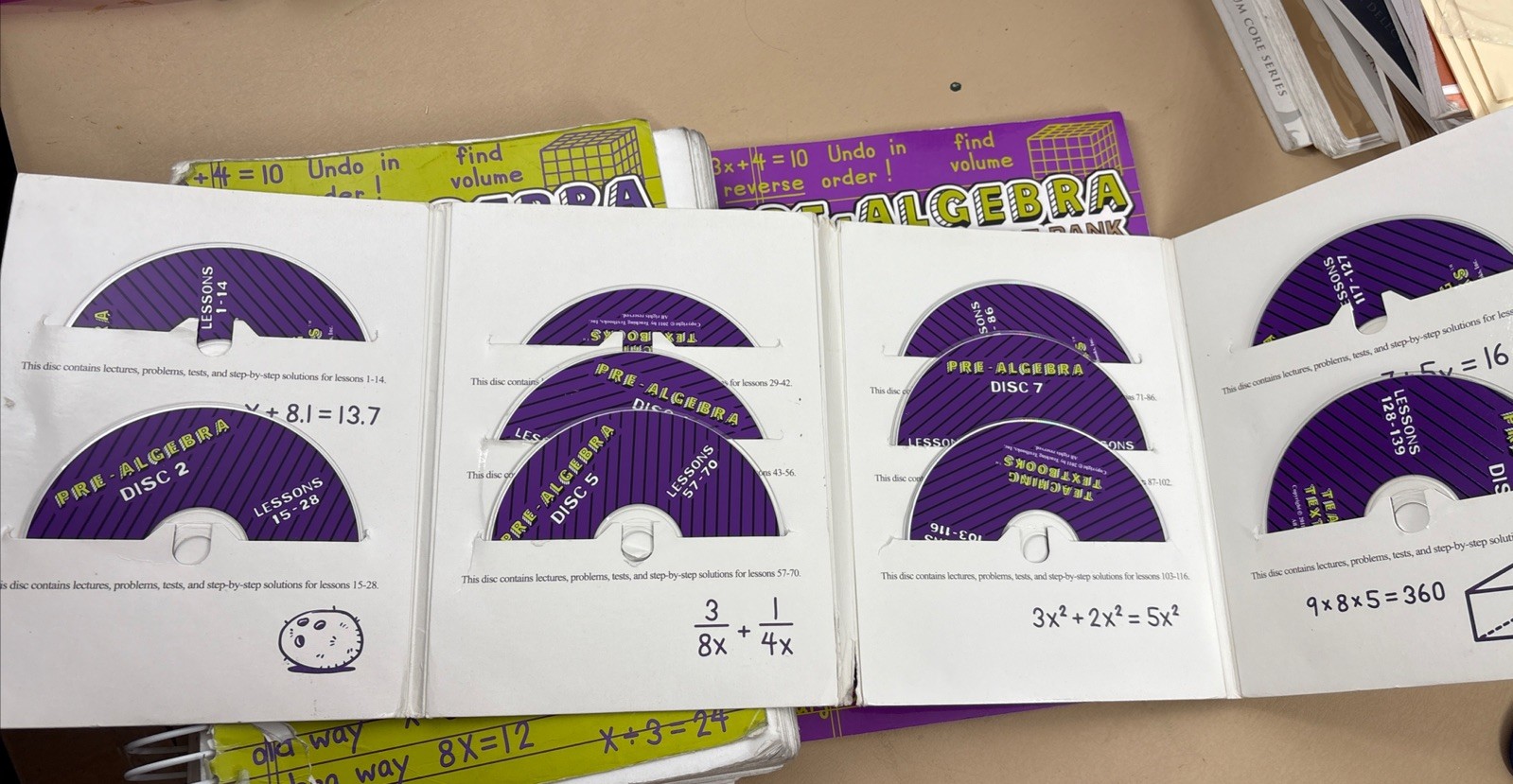 Teaching Textbook PRE-ALGEBRA 2.0 Teacher Manual Answer Key Test Bank CD-ROM Set